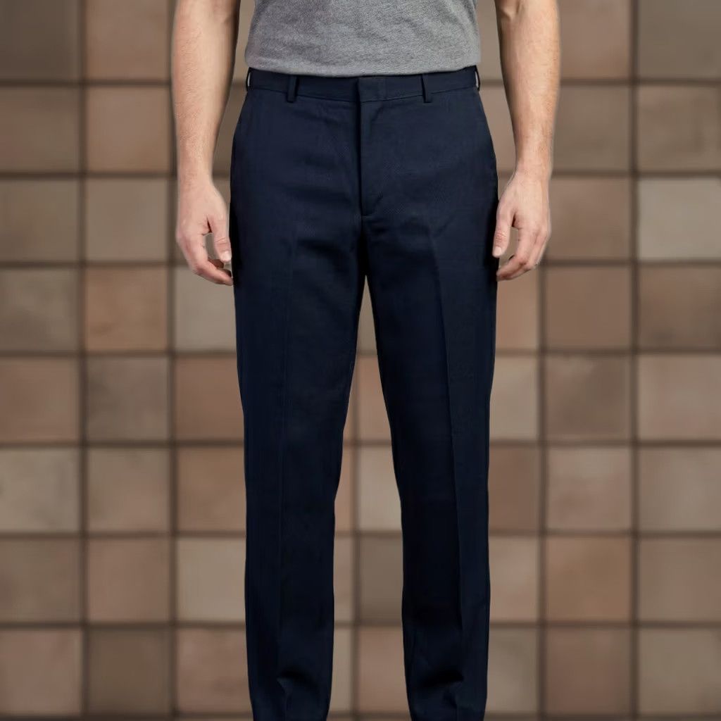 Levi's VINTAGE Levi's Action Slacks Mens 36x34 Blue Dacron Polyester Dress Pants EUC Size US 36 / EU 52 - 1 Thumbnail
