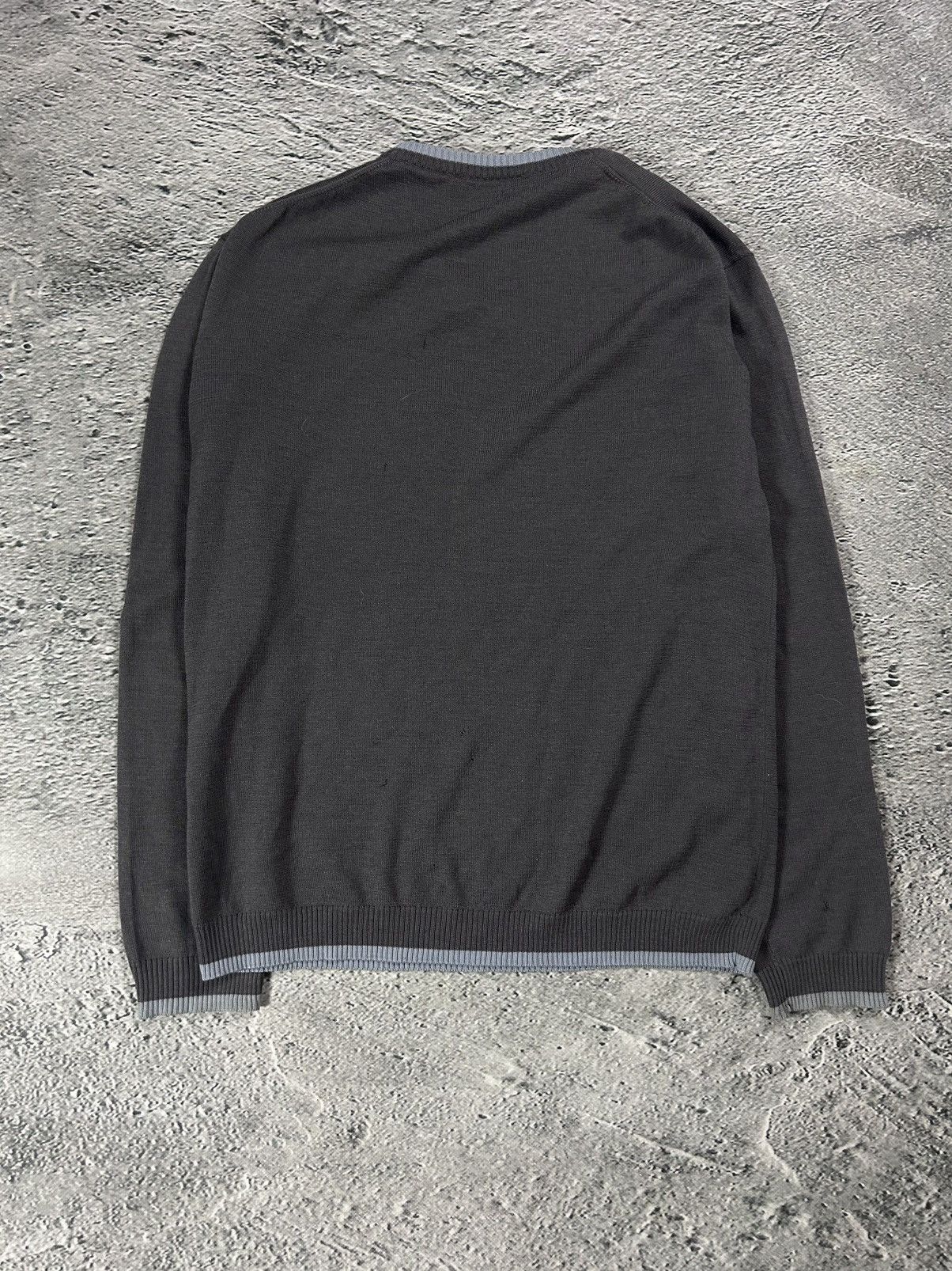 Yves Saint Laurent 90s Yves Saint Laurent vintage YSL Gray Blue sweater small Size US S / EU 44-46 / 1 - 5 Thumbnail