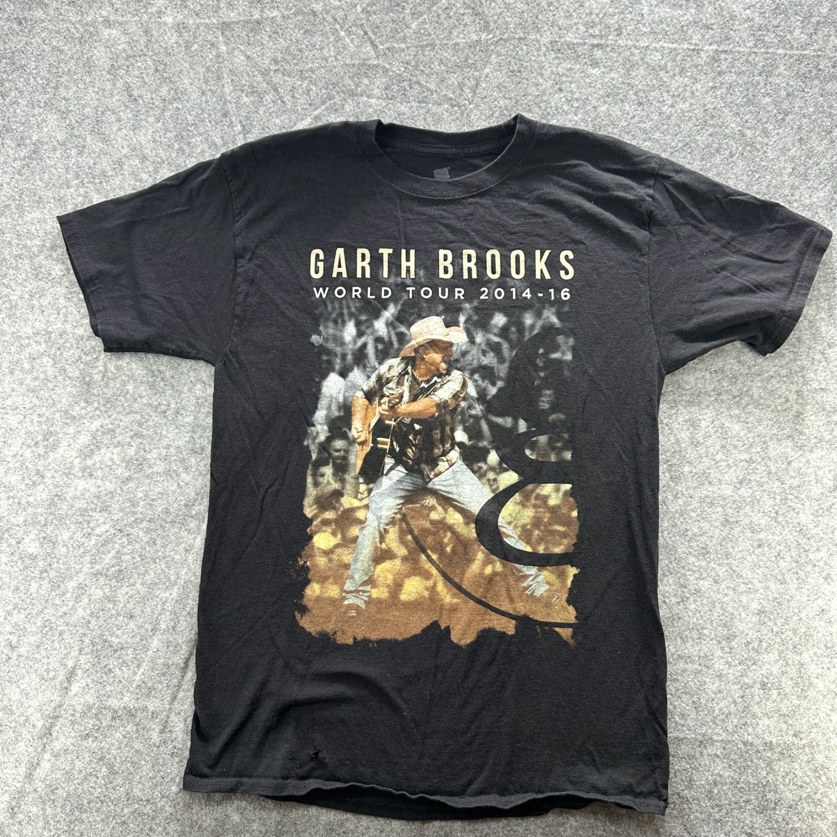 Hanes Garth Brooks Shirt Mens Large Black World Tour 2014-16 Country Music Concert Tee Size US L / EU 52-54 / 3 - 2 Thumbnail