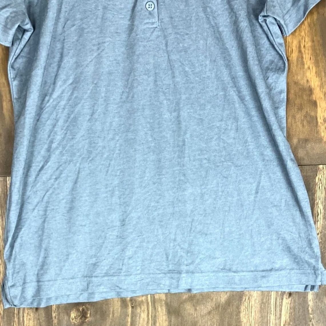 TravisMathew Travis Mathew Womens Shirt Polo Gray Short Sleeve Pima Cotton Blend Medium Clothes Athleisure Workwear Shirt Belts? Size M / US 6-8 / IT 42-44 - 3 Thumbnail