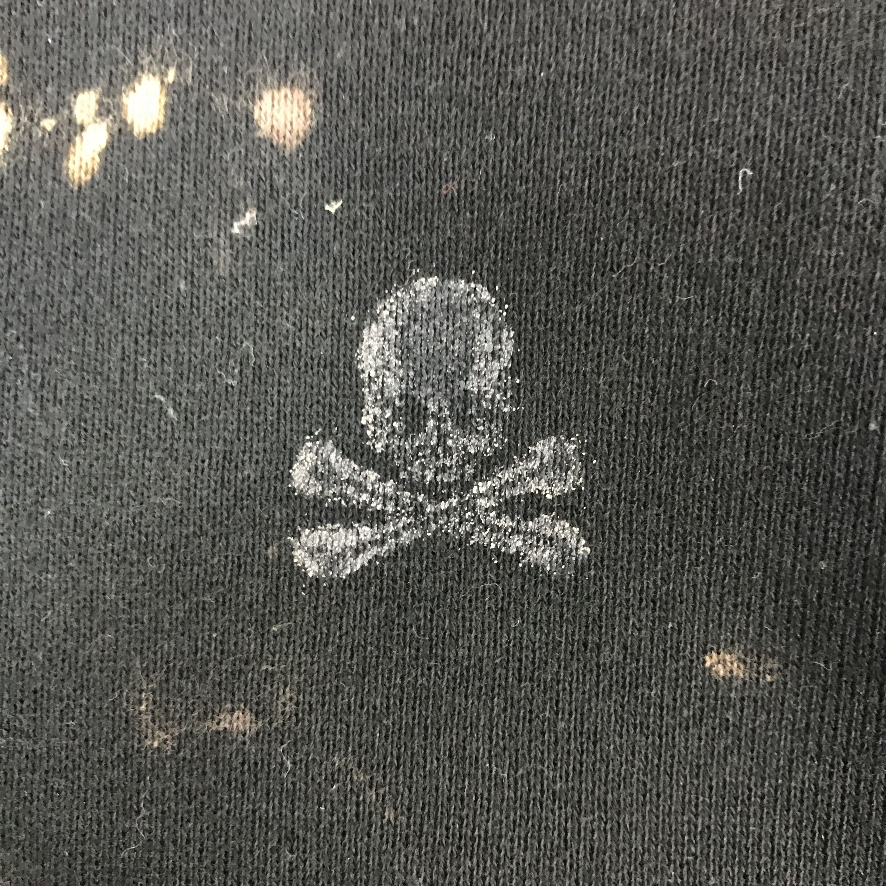Roen Vintage Roen Acid wash Style Black Skull hoodie Jacket Size US XS / EU 42 / 0 - 10 Thumbnail