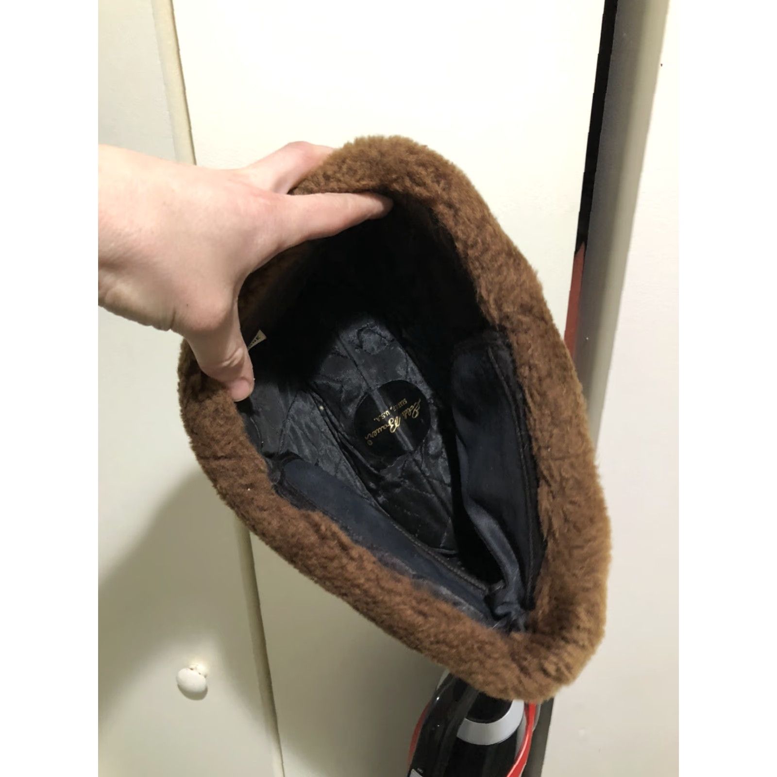 Eddie Bauer VINTAGE Eddie Bauer Trapper Hat Unisex Adults L Brown Grizzly Bear Winter Lined Hunting Outdoor Hat Size ONE SIZE - 4 Thumbnail