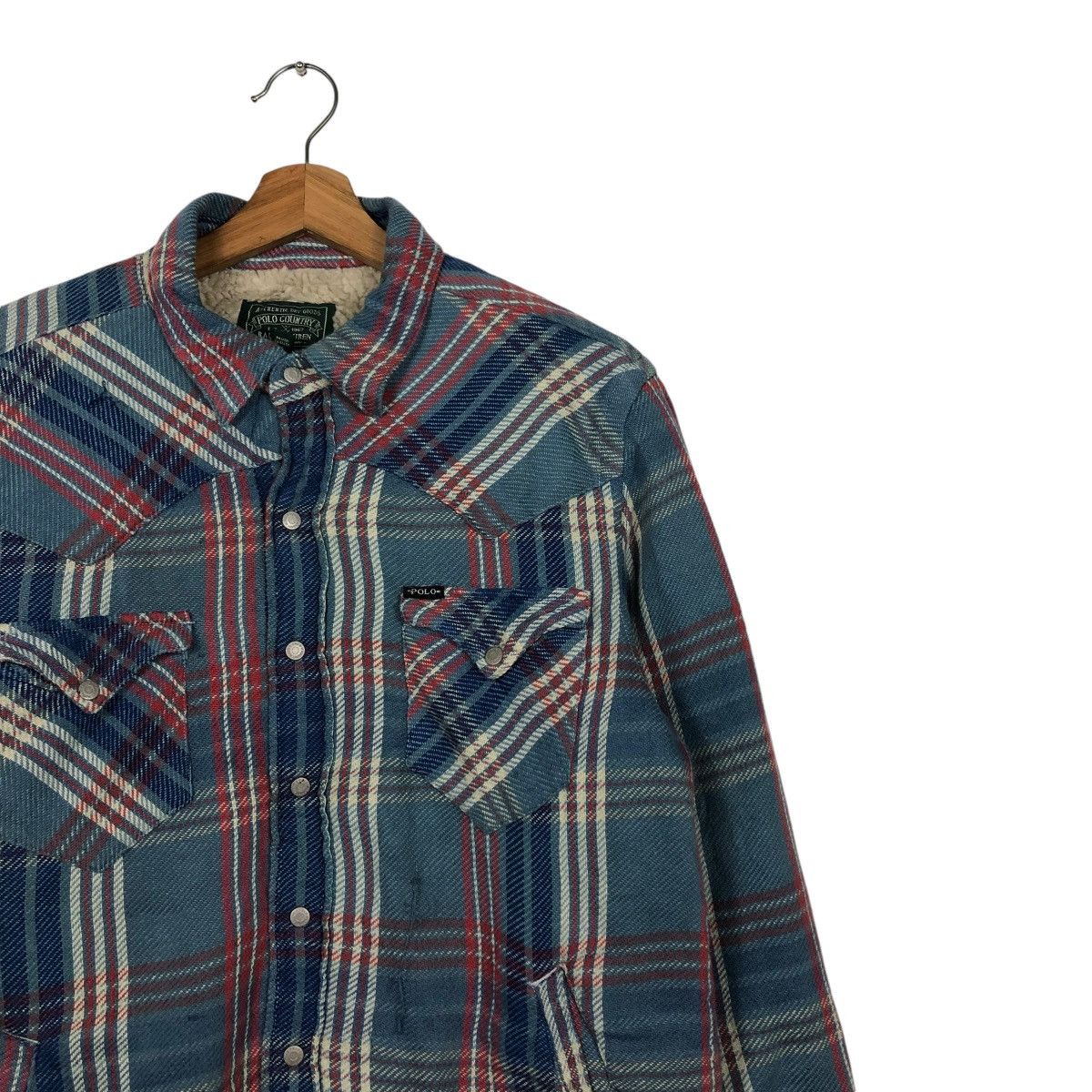 Ralph Lauren 🔥VINTAGE FLANNEL WORK JACKET POLO COUNTRY RALPH LAUREN Size US M / EU 48-50 / 2 - 8 Thumbnail