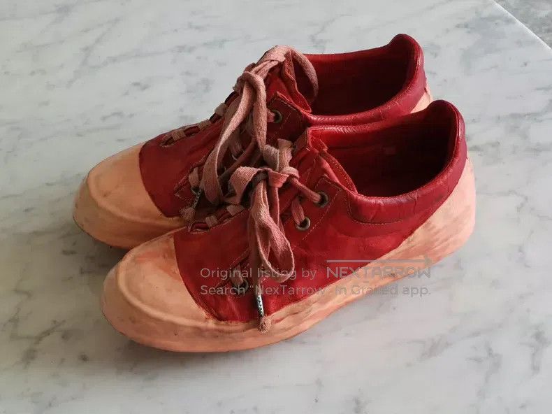 Carol Christian Poell Carol Christian Poell Red kangaroo leather sol shoes low-t Size US 7 / EU 40 - 6 Thumbnail