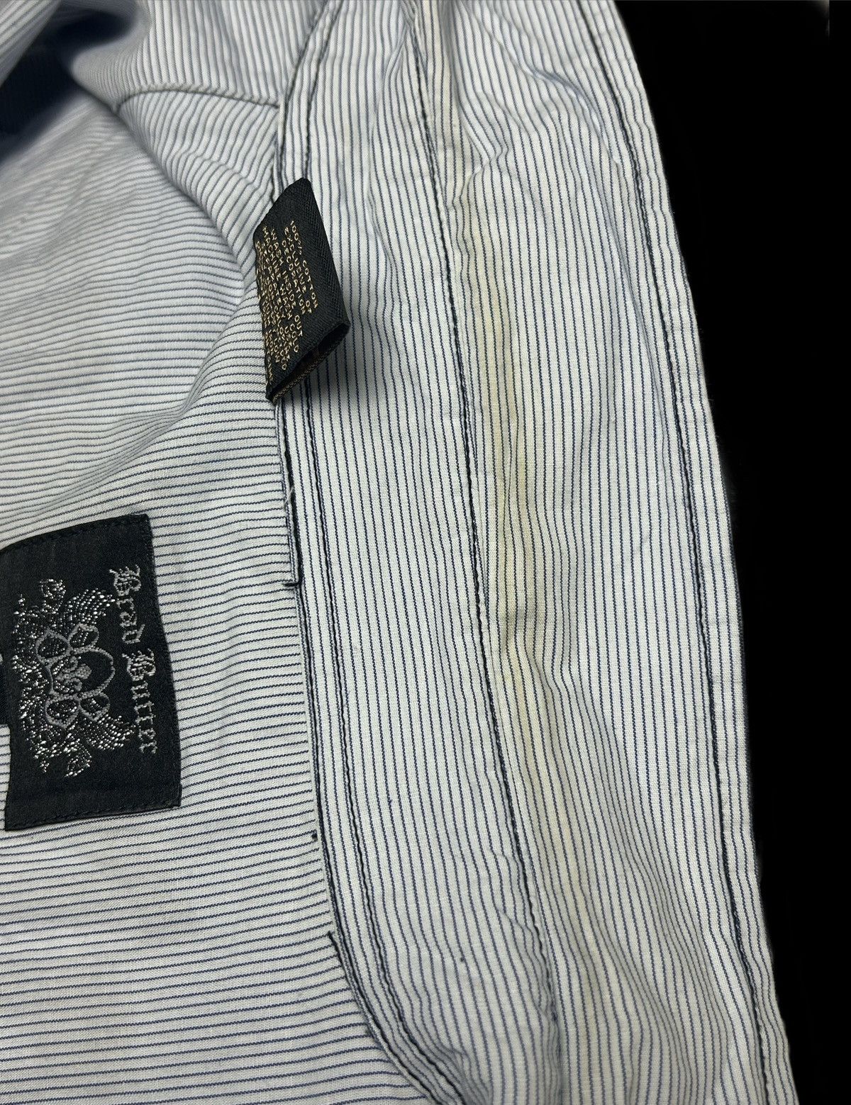 14th Addiction Brad Butter Embroidered Button Up Size US L / EU 52-54 / 3 - 17 Thumbnail