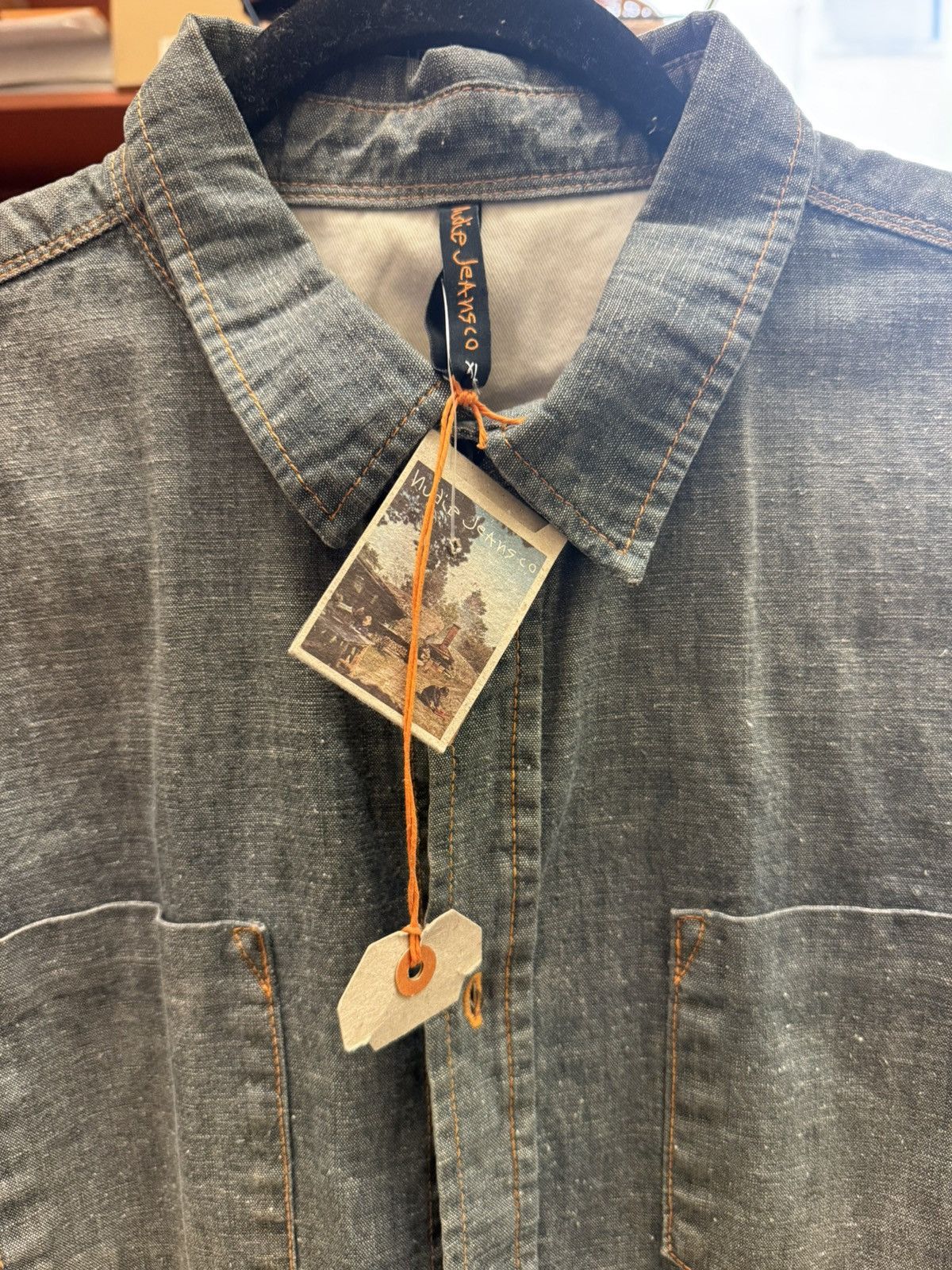 Nudie Jeans Nudie Jeans Co. Denim Shirt XL Size US XL / EU 56 / 4 - 3 Thumbnail