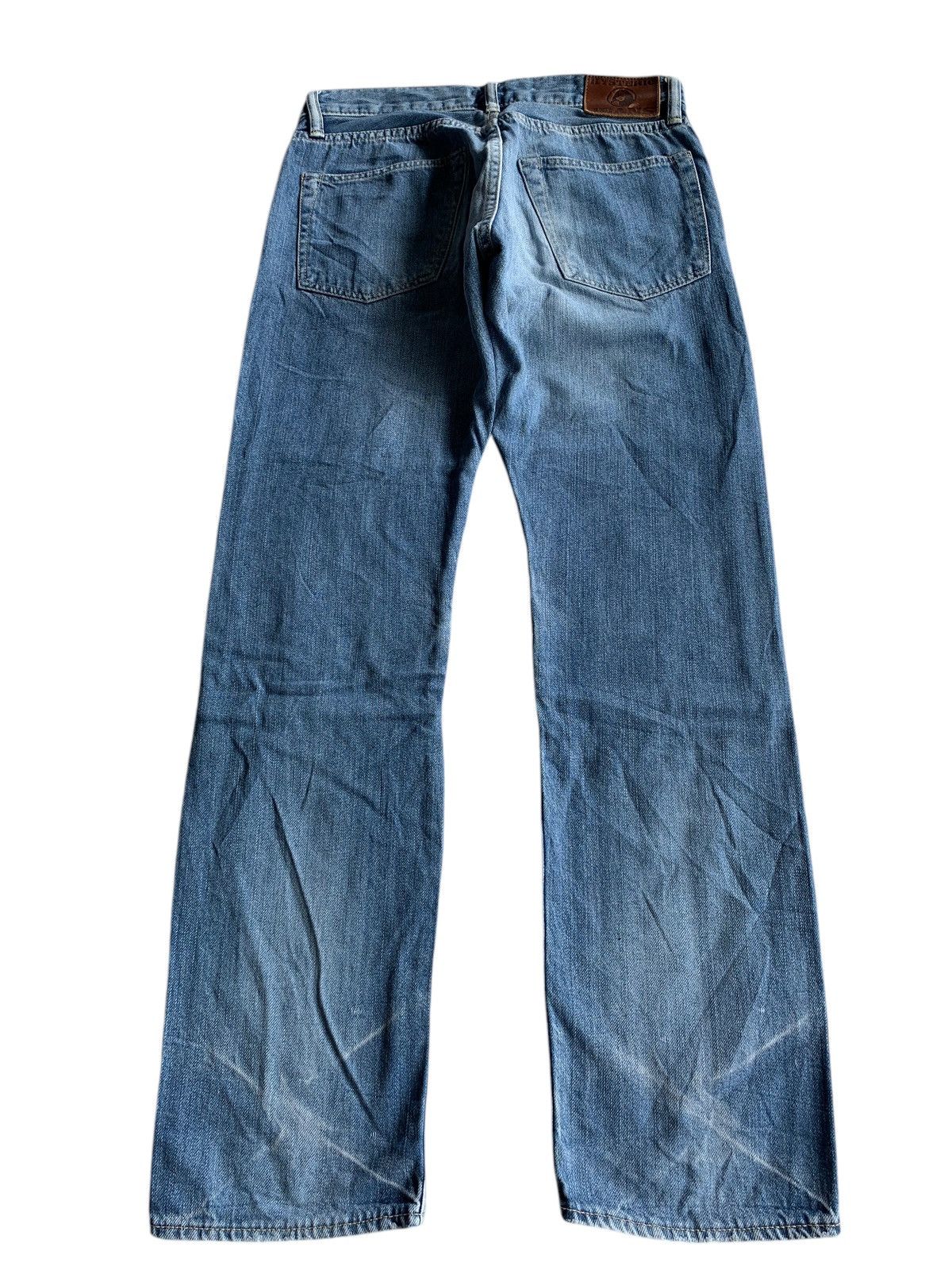 Hysteric Glamour × Japanese Brand HYSTERIC GLAMOUR REWORK LOW RISE SELVEDGE DISTRESSED DENIM🎌 Size US 27 - 5 Thumbnail