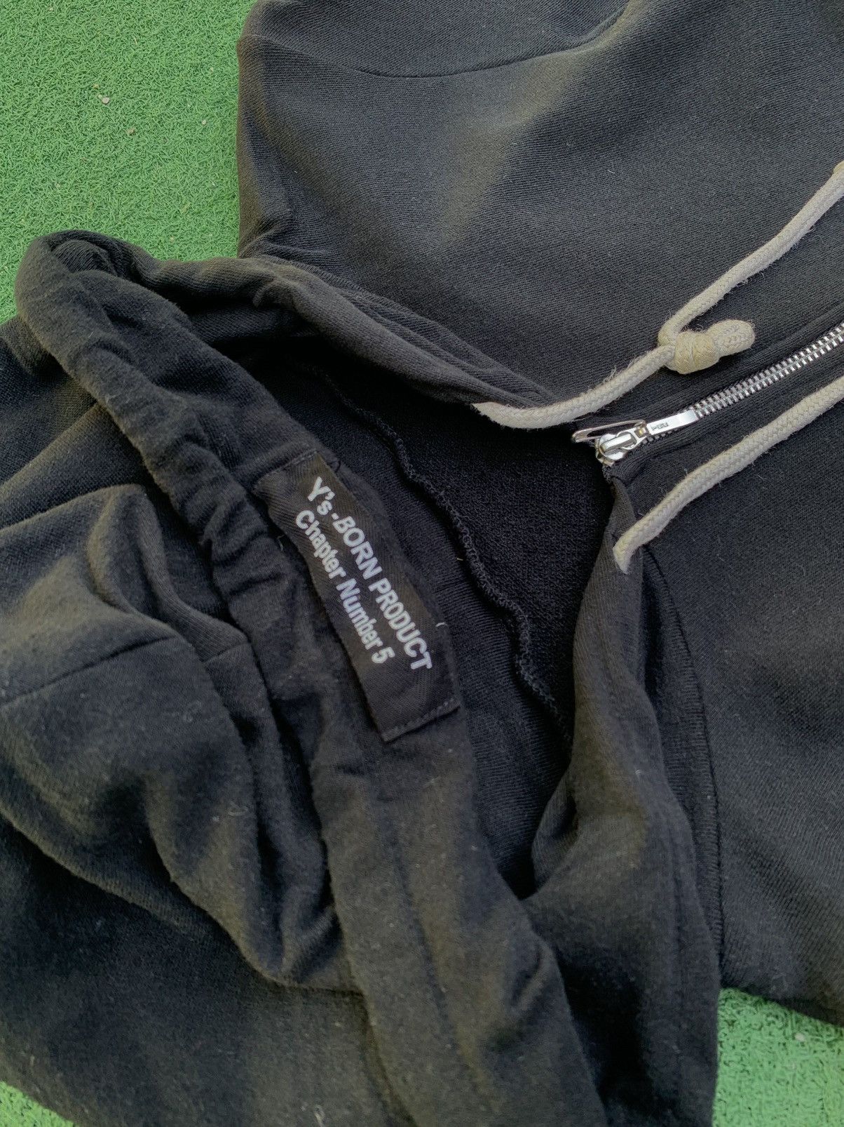 Yohji Yamamoto Y’s - BORN PRODUCT CHAPTER NO 5 BLACK ZIPPER HOODIE Size M / US 6-8 / IT 42-44 - 2 Thumbnail