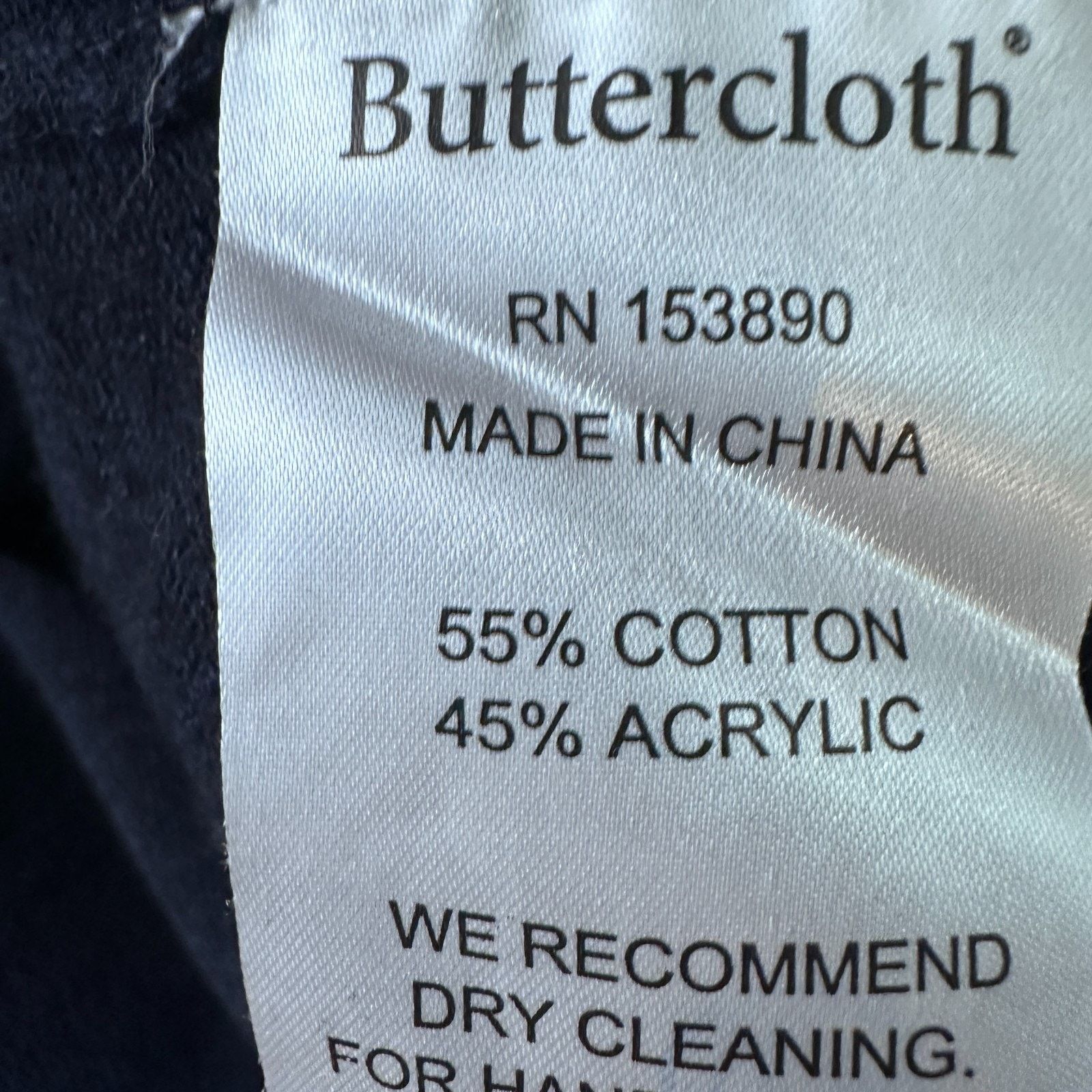 Other Buttercloth Sweater Polo Shirt Mens L Blue Cotton Pullover Size US L / EU 52-54 / 3 - 8 Thumbnail
