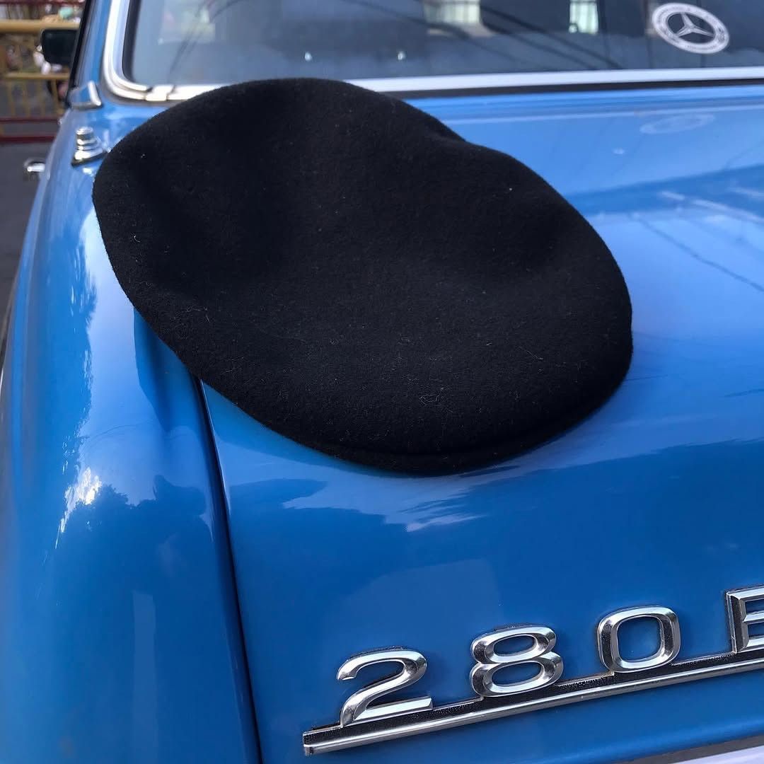 Kangol Vintage Kangol Wool Flatcap Black Flatcap newsboy cap Size L Size ONE SIZE - 4 Thumbnail