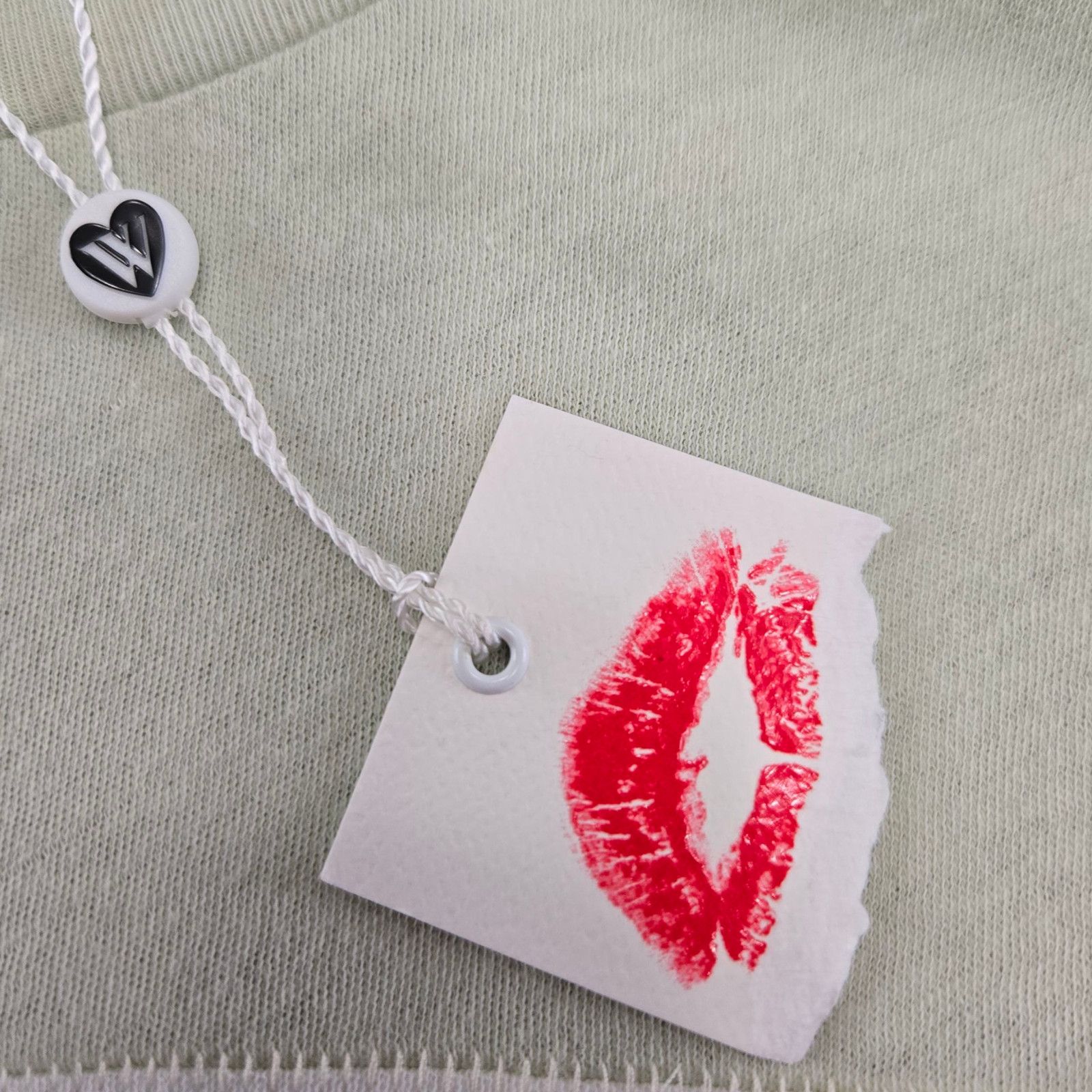 Wildfox Wildfox Colorblock Heart Logo Semi-Sheer T-Shirt Size XS Size XS / US 0-2 / IT 36-38 - 5 Thumbnail
