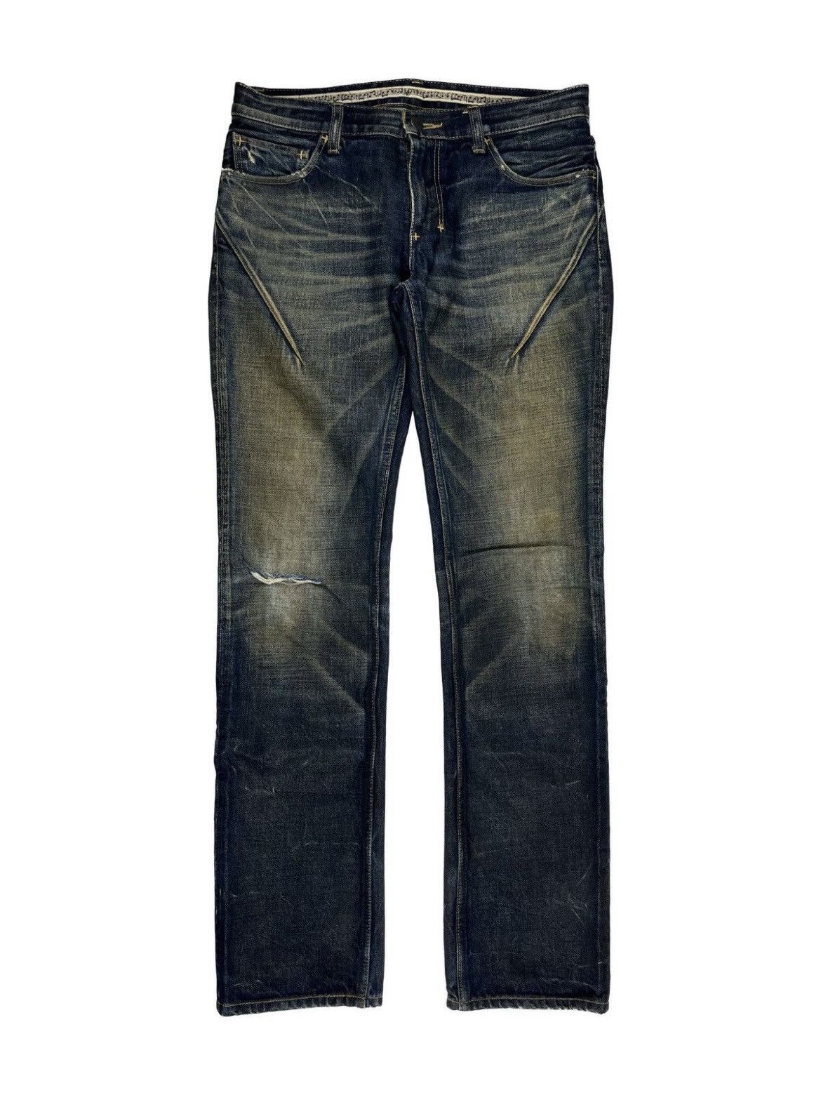 Number (N)ine NUMBER NINE SS07 “ABOUT A BOY” MUDWASH PAIN DENIM