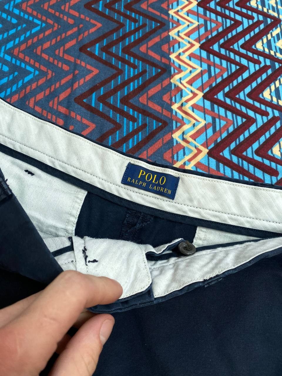 Polo Ralph Lauren Polo Ralph Lauren Chino Slim Fit Blue Shorts Mens Size US 34 / EU 50 - 3 Thumbnail