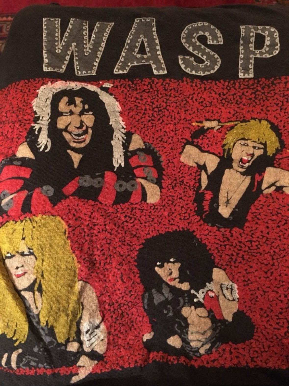 Band Tees × Vintage RARE W.A.S.P. Band Tee Size US M / EU 48-50 / 2 - 2 Thumbnail