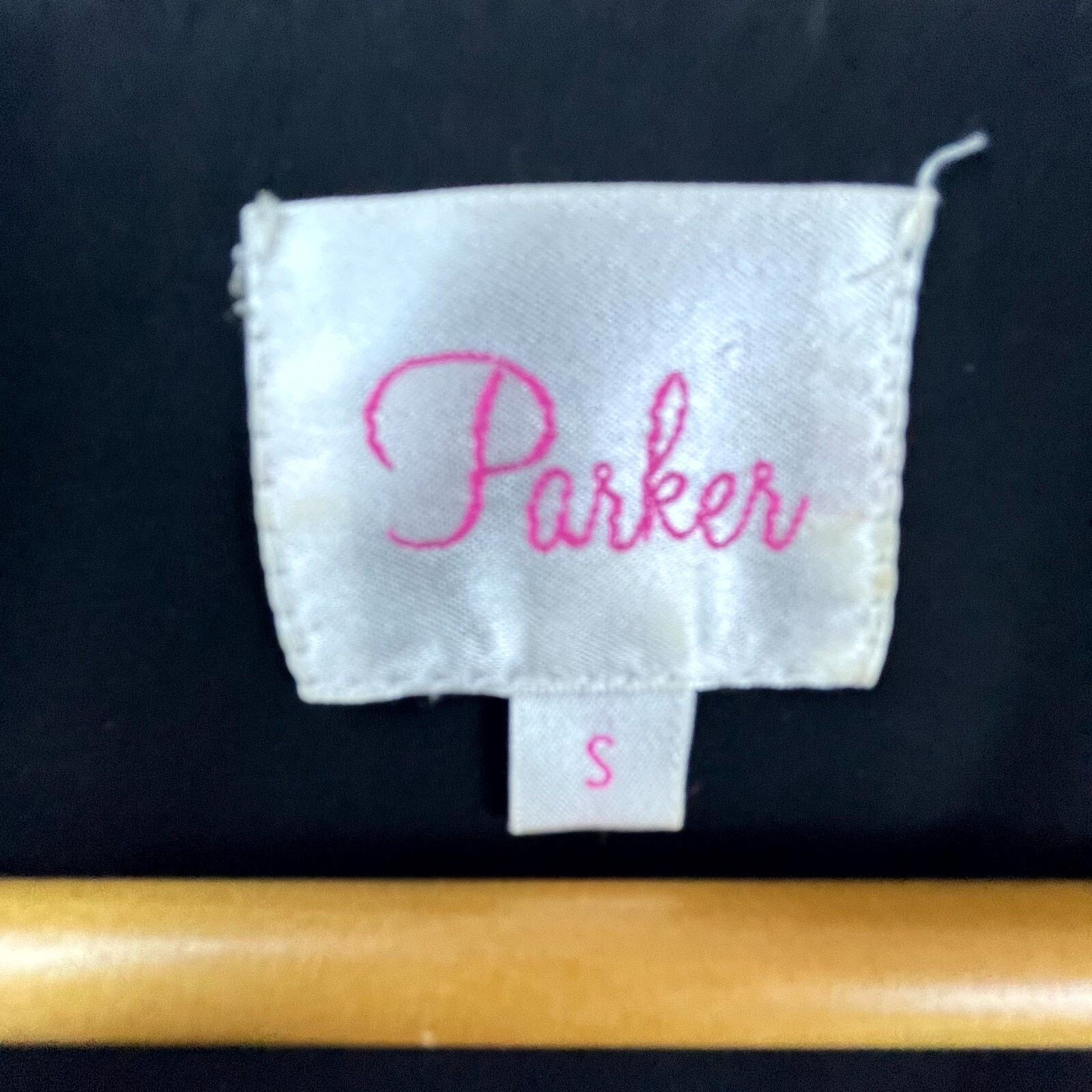 Parker Parker Top Women Small Black 100% Silk Base Layer Minimalist Size S / US 4 / IT 40 - 3 Thumbnail
