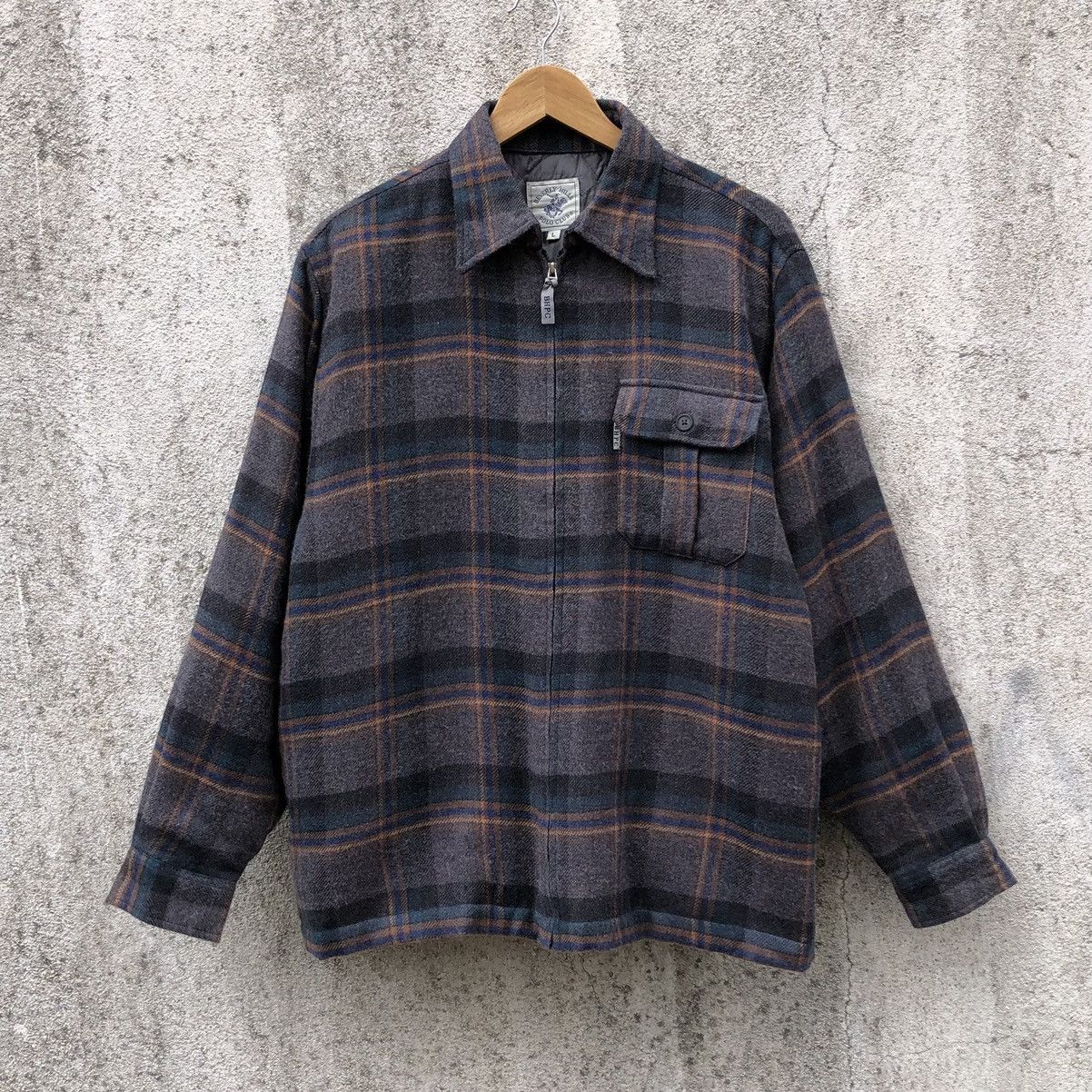 Beverly Hills Polo Club Beverly Hills Polo Club Flanel Lined Quilted Checked Jacket Size US L / EU 52-54 / 3 - 1 Thumbnail