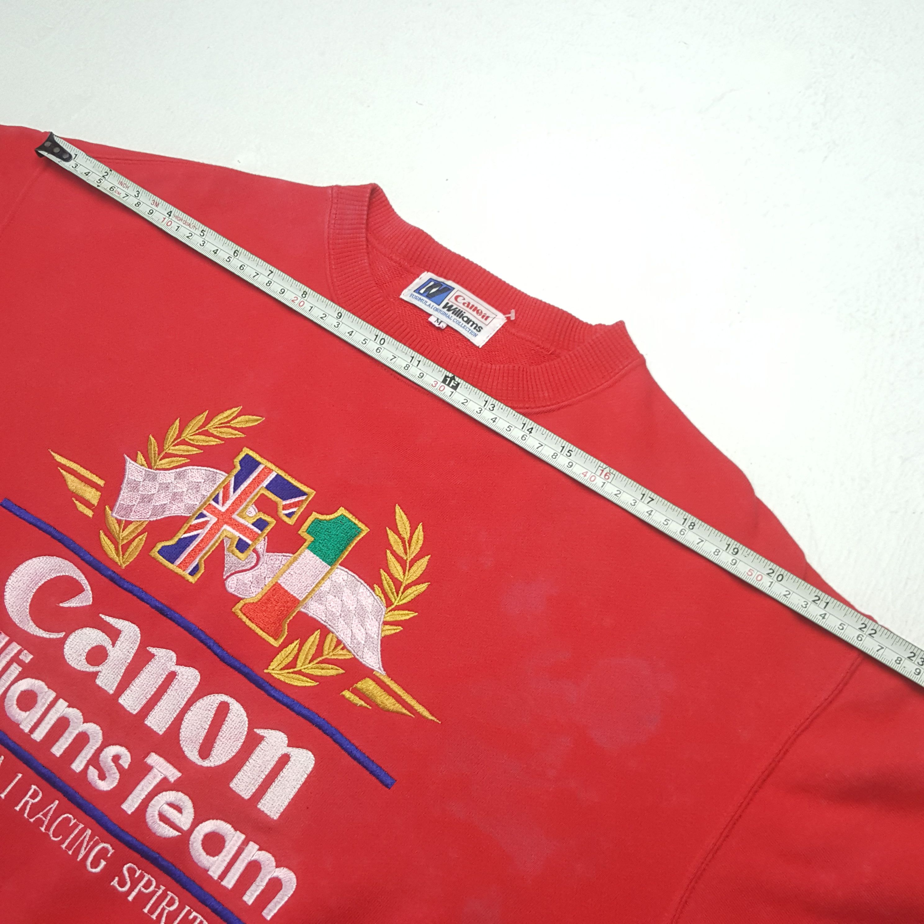 Canon Vintage Canon Williams F1 Team Racing Sweatshirt C295N6 Size US M / EU 48-50 / 2 - 6 Thumbnail