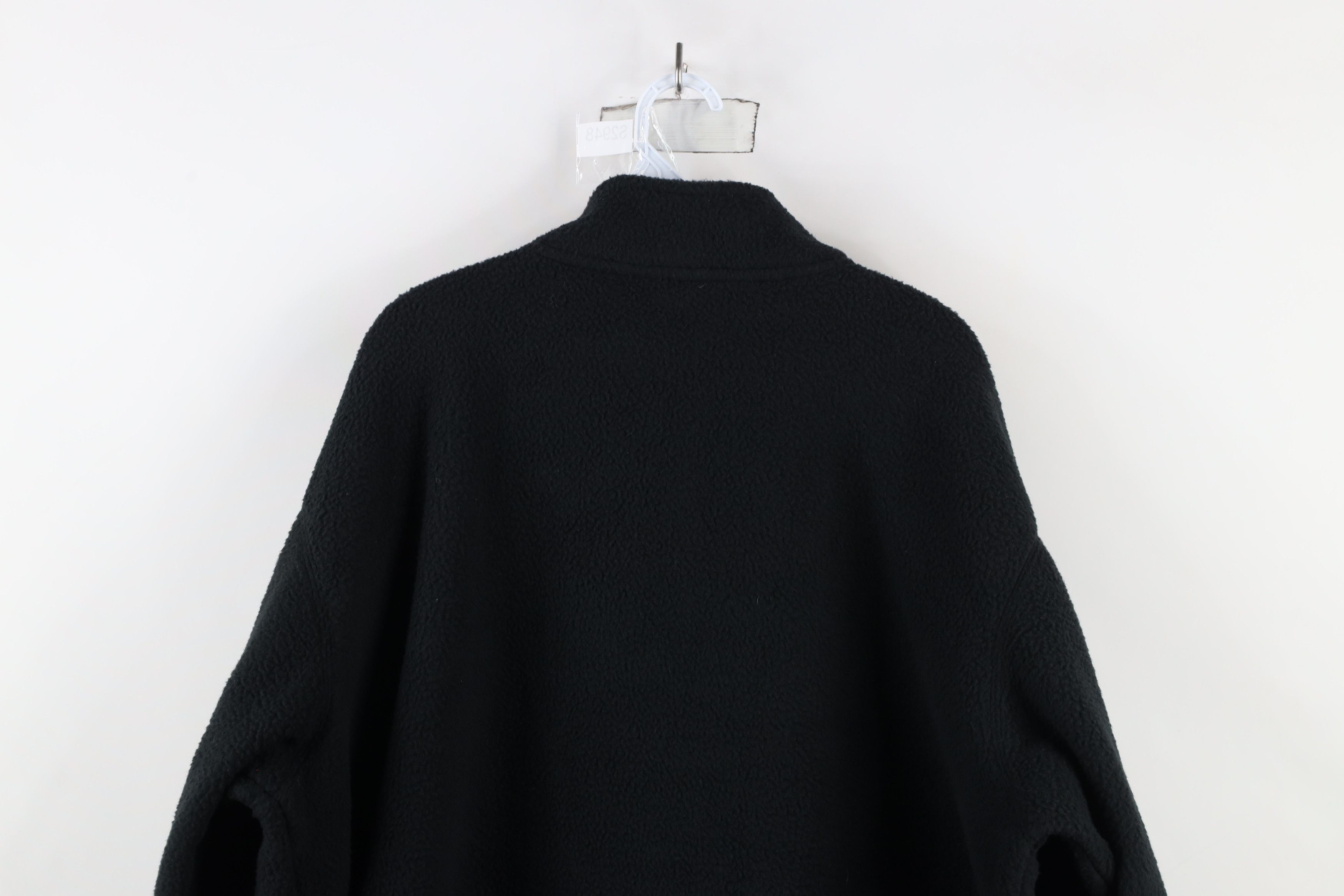 Orvis × Vintage New Orvis Spell Out Deep Pile Fleece Full Zip Jacket Black Size US XXL / EU 58 / 5 - 11 Thumbnail