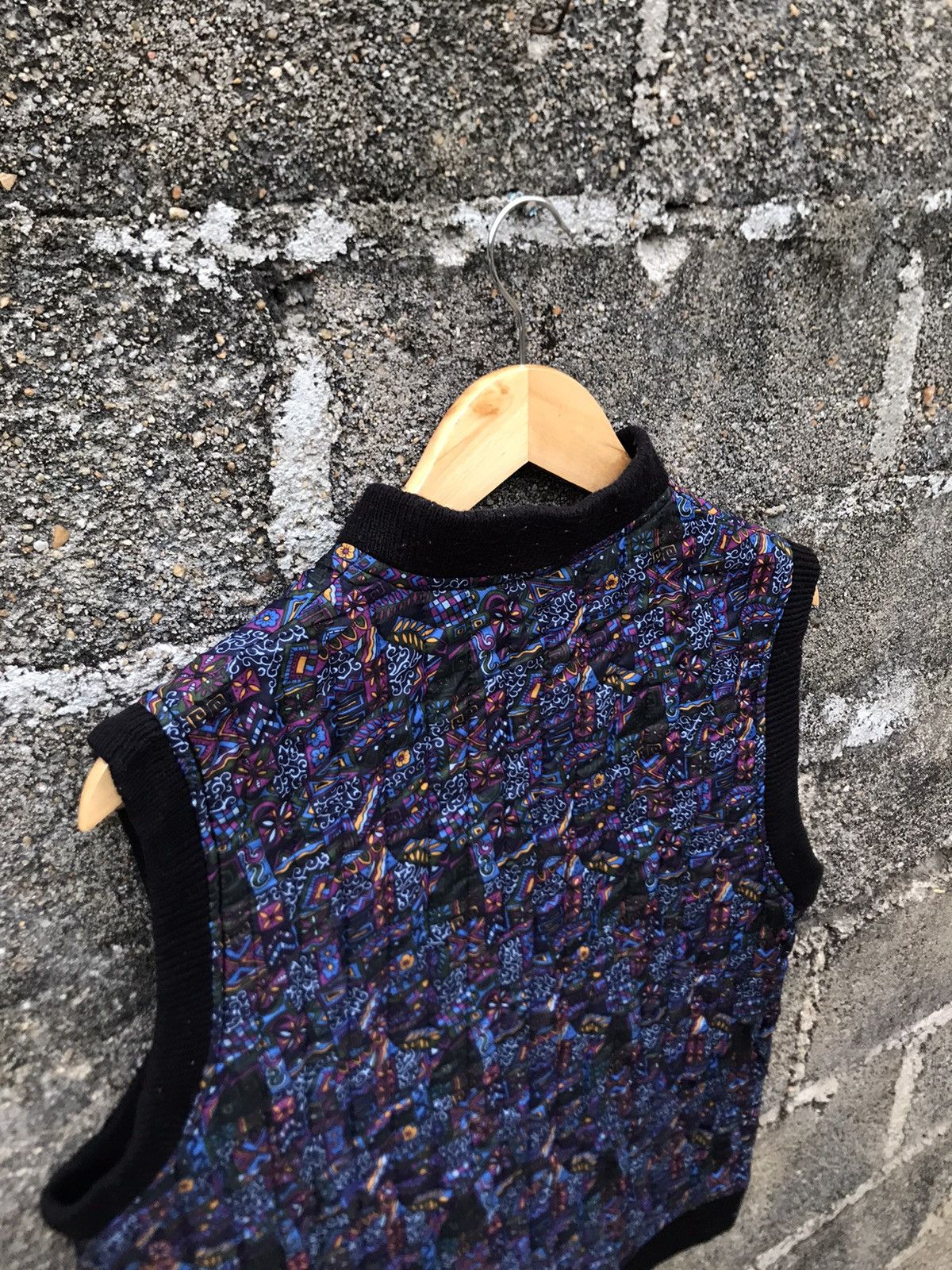 Japanese Brand × Vintage Vintage Ajrakh Block Quilted Vest Size US M / EU 48-50 / 2 - 13 Thumbnail