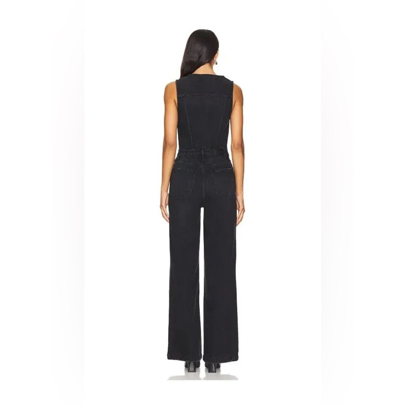 Pistola PISTOLA Aria Denim Jumpsuit in Mulholland – NWT Size Small Size 27" / US 4 / IT 40 - 2 Thumbnail