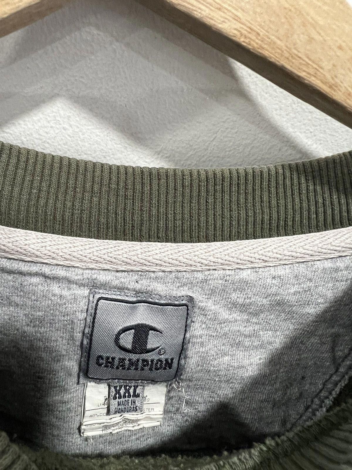 Vintage Vintage Olive Green Champion sweater Size US XXL / EU 58 / 5 - 3 Thumbnail