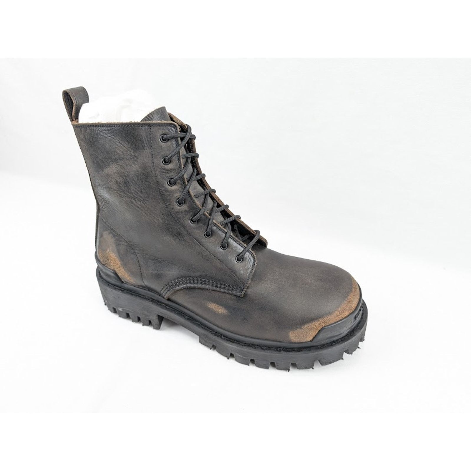 Balenciaga o1rshd1 Strike Booties L20 in Black/Brown Size US 8 / EU 41 - 2 Thumbnail