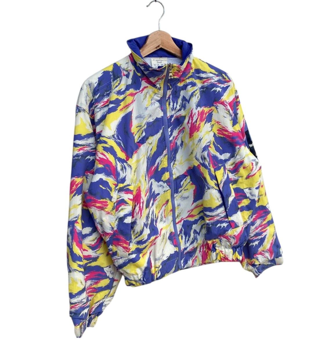 Helly Hansen Vintage 90s Helly Hansen Neon Brushstroke"Sea Life"Abstract Size US S / EU 44-46 / 1 - 4 Thumbnail