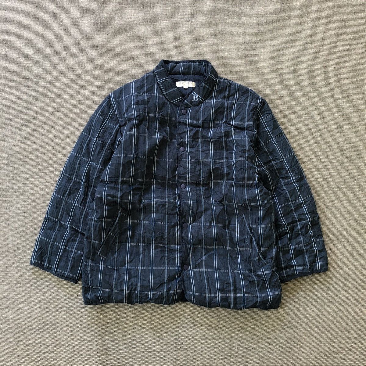 Balmain BALMAIN Paris Nice Checked Quilted Jacket Size US L / EU 52-54 / 3 - 1 Thumbnail