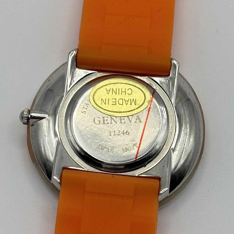 Geneva Orange Geneva Men's Watch Size ONE SIZE - 4 Thumbnail