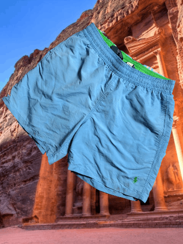 Polo Ralph Lauren × Vintage Polo Ralph Lauren Pony Nylon Swim Shorts Size US 30 / EU 46 - 1 Thumbnail