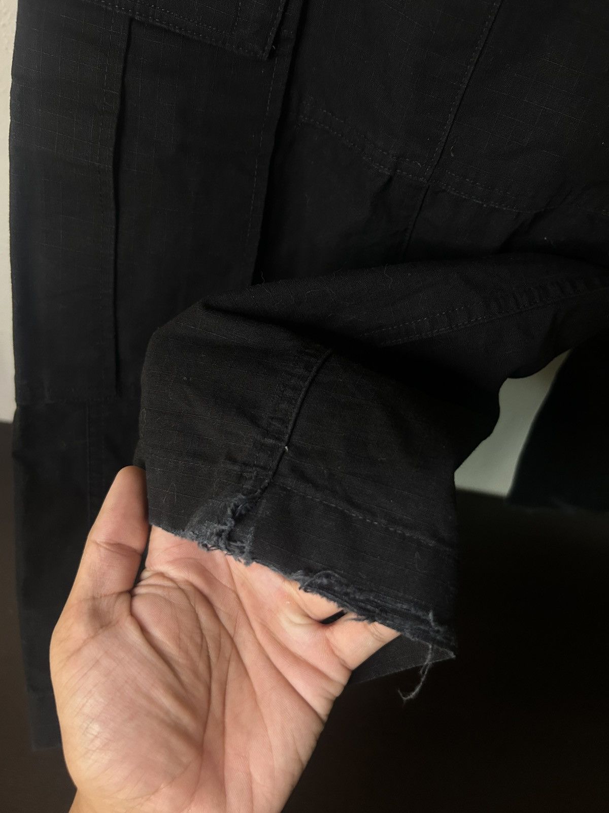 Balenciaga Balenciaga Black Flared Convertible Cargo Pants Size US 32 / EU 48 - 4 Thumbnail