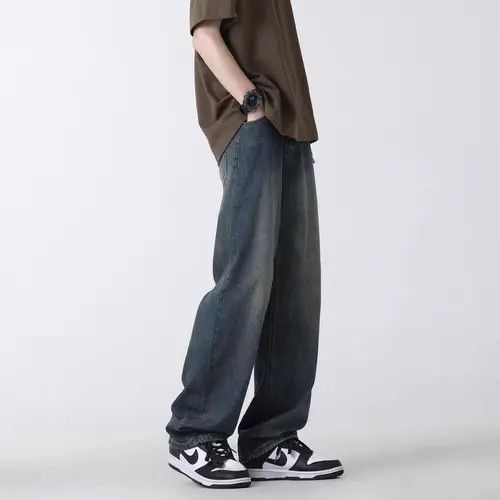Japanese Brand Fuyuka x Aoki Blue High Street Vintage Loose Jeans Size US 31 - 2 Thumbnail