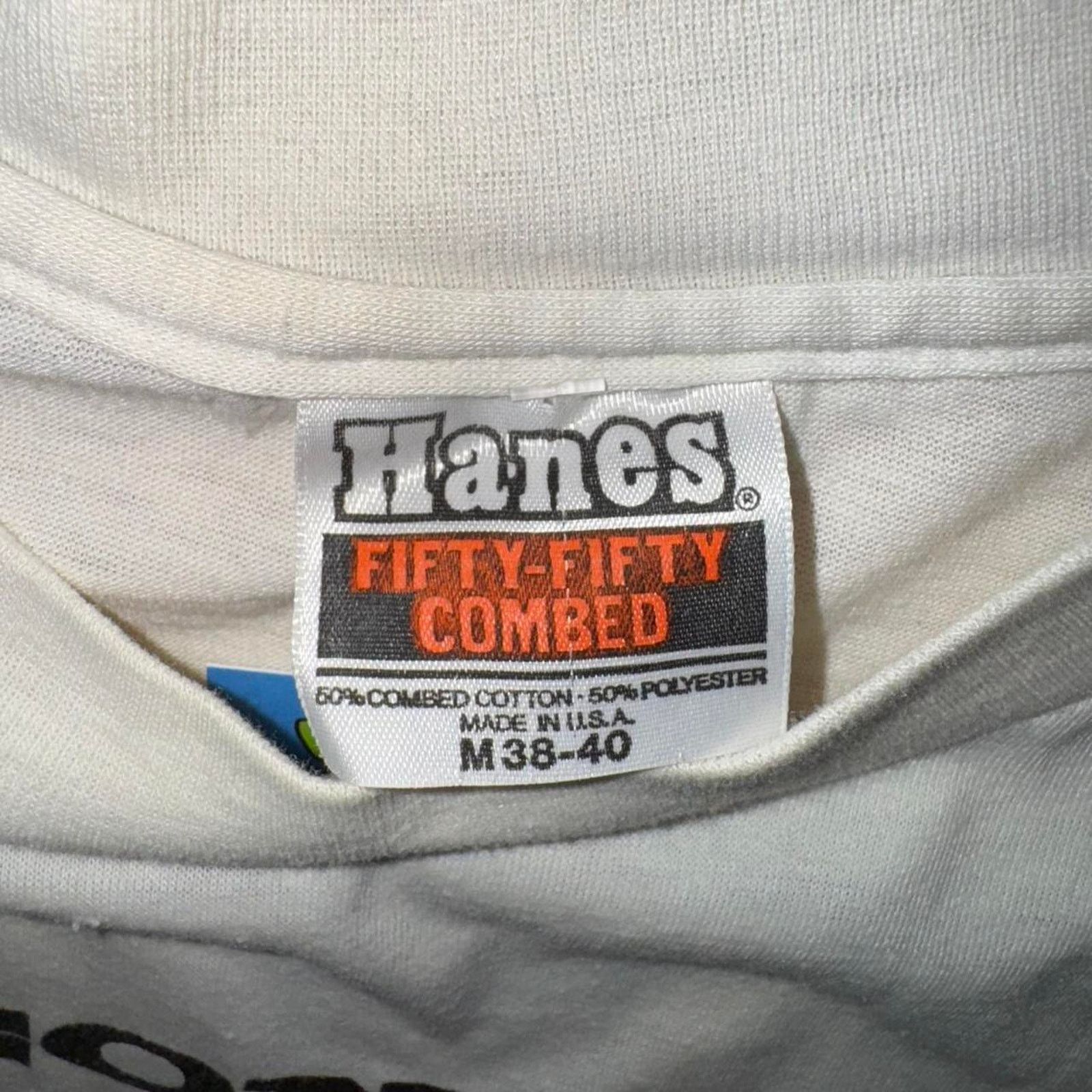 Hanes Vintage "I survived" pigeon pass marathon 1980s t-shirt Size US M / EU 48-50 / 2 - 4 Thumbnail
