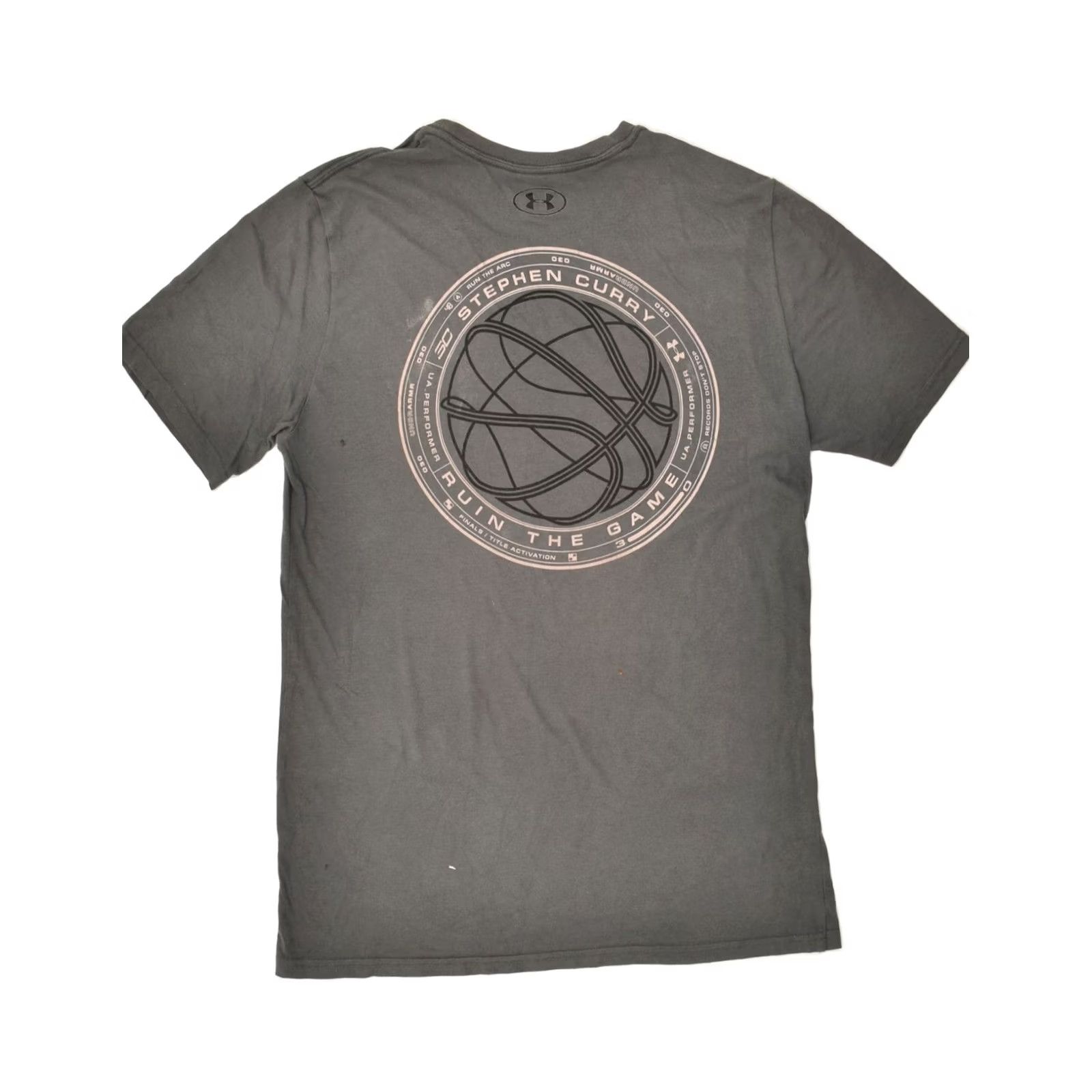 Under Armour UNDER ARMOUR Womens Graphic T-Shirt Top UK 14 Medium Grey Size M / US 6-8 / IT 42-44 - 2 Thumbnail