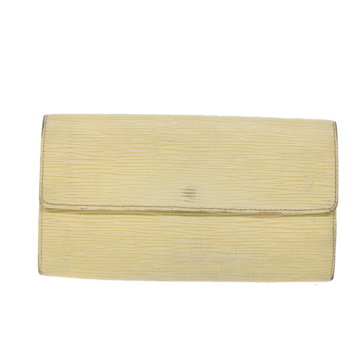 Louis Vuitton Portefeuille Ecru Leather Wallet (Pre-Owned) Size ONE SIZE - 1 Thumbnail