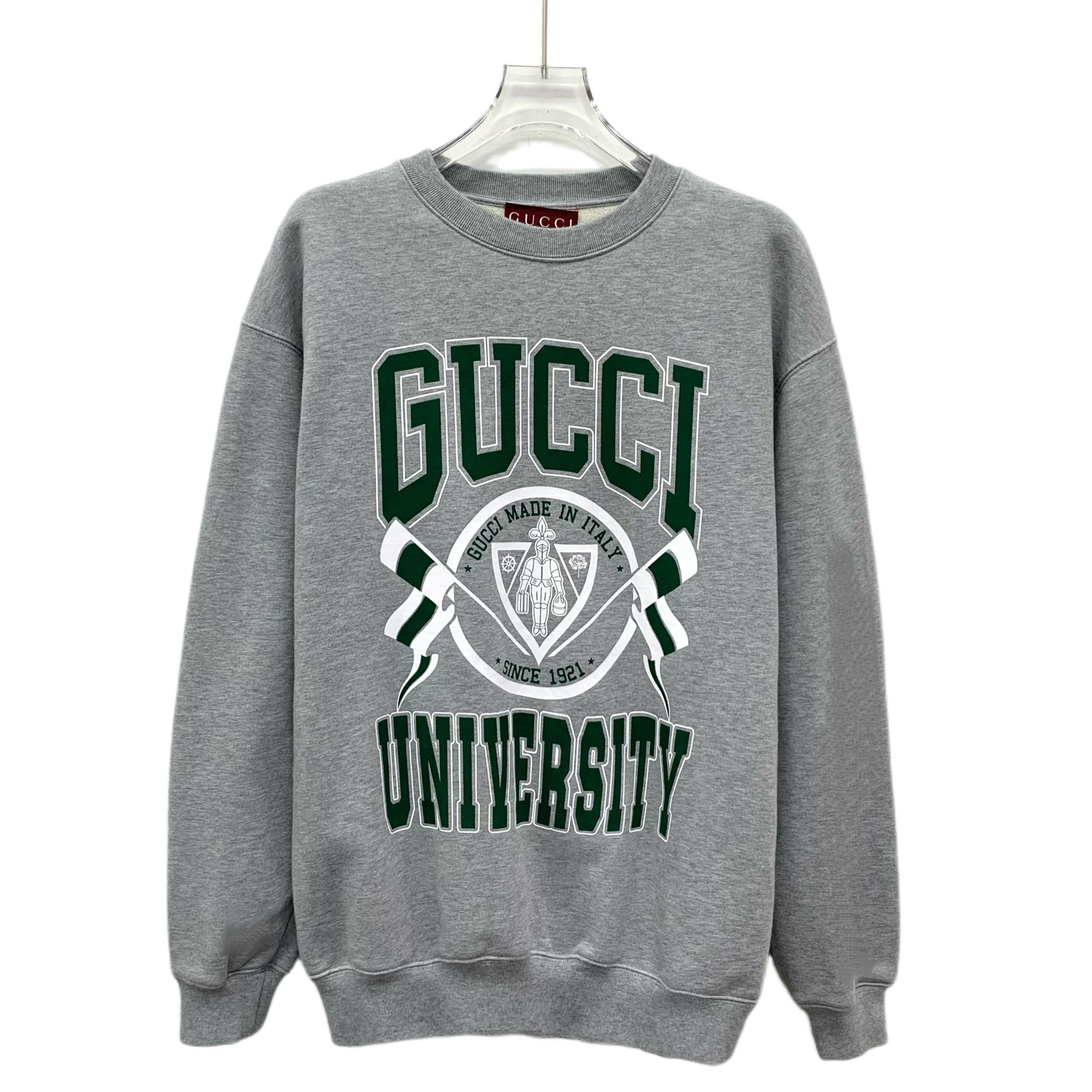 Gucci Gucci Logo Sweatshirt Gray (XS) Size US XS / EU 42 / 0 - 1 Thumbnail