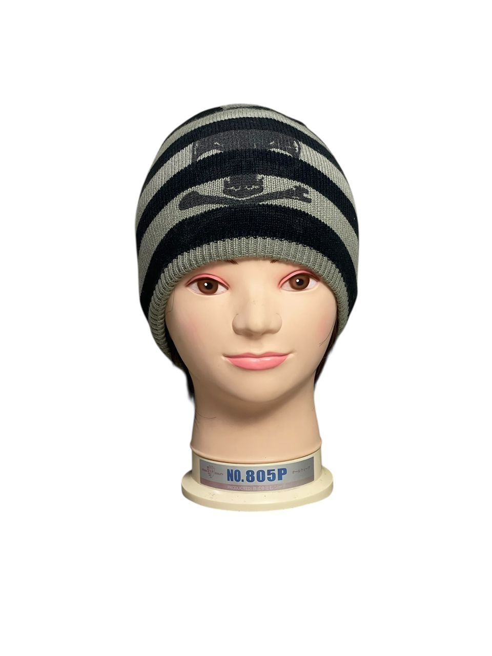 Japanese Brand Reversible Skull Beanie Mastermind Inspired Size ONE SIZE - 5 Thumbnail