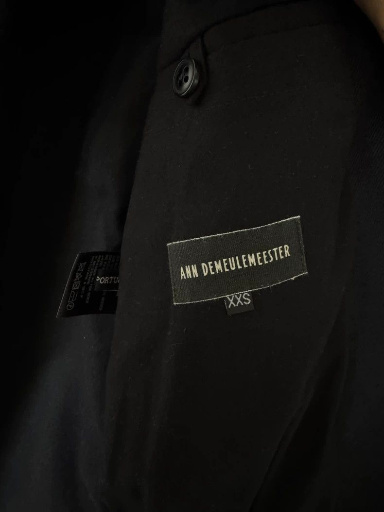 ann demeulemeester2013FALL's peak work short trench coat-25