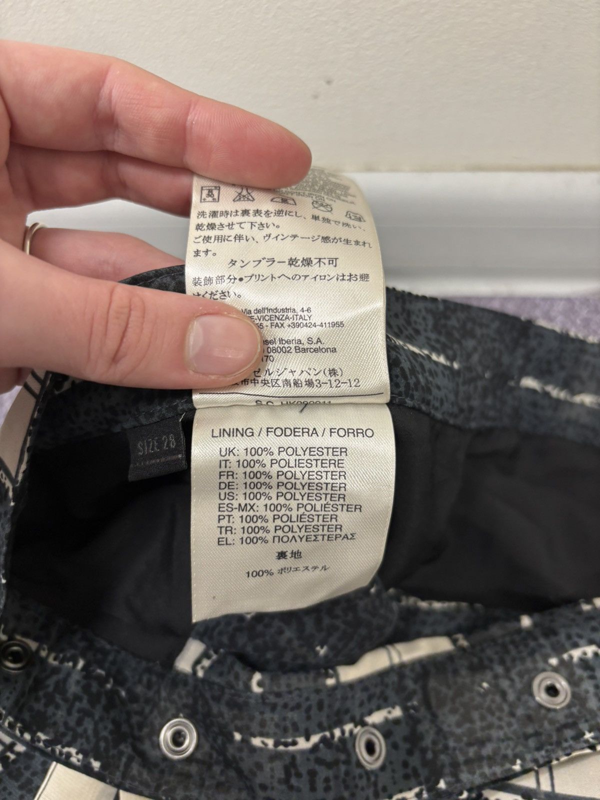 Diesel Diesel Black Beige Plaid Print Mini Skirt A-Line Snap Waist Size 28" / US 6 / IT 42 - 10 Thumbnail