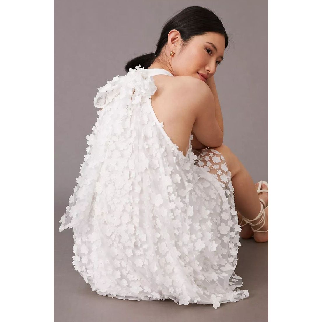 Anthropologie New Eva Franco Halter Swing Mini Dress $190 Sz 8 Size M / US 6-8 / IT 42-44 - 2 Thumbnail