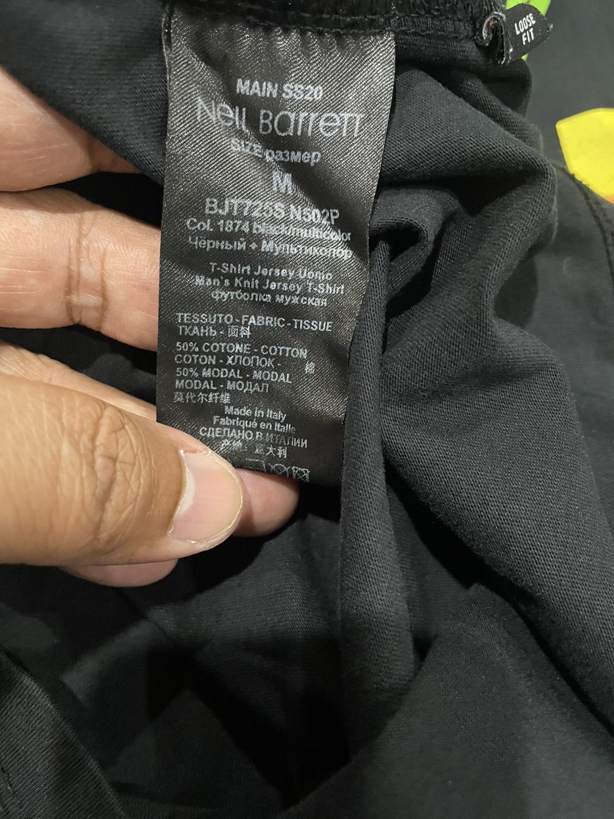 Designer × Neil Barrett Neil Barret Destroyed Tee Size US M / EU 48-50 / 2 - 12 Thumbnail