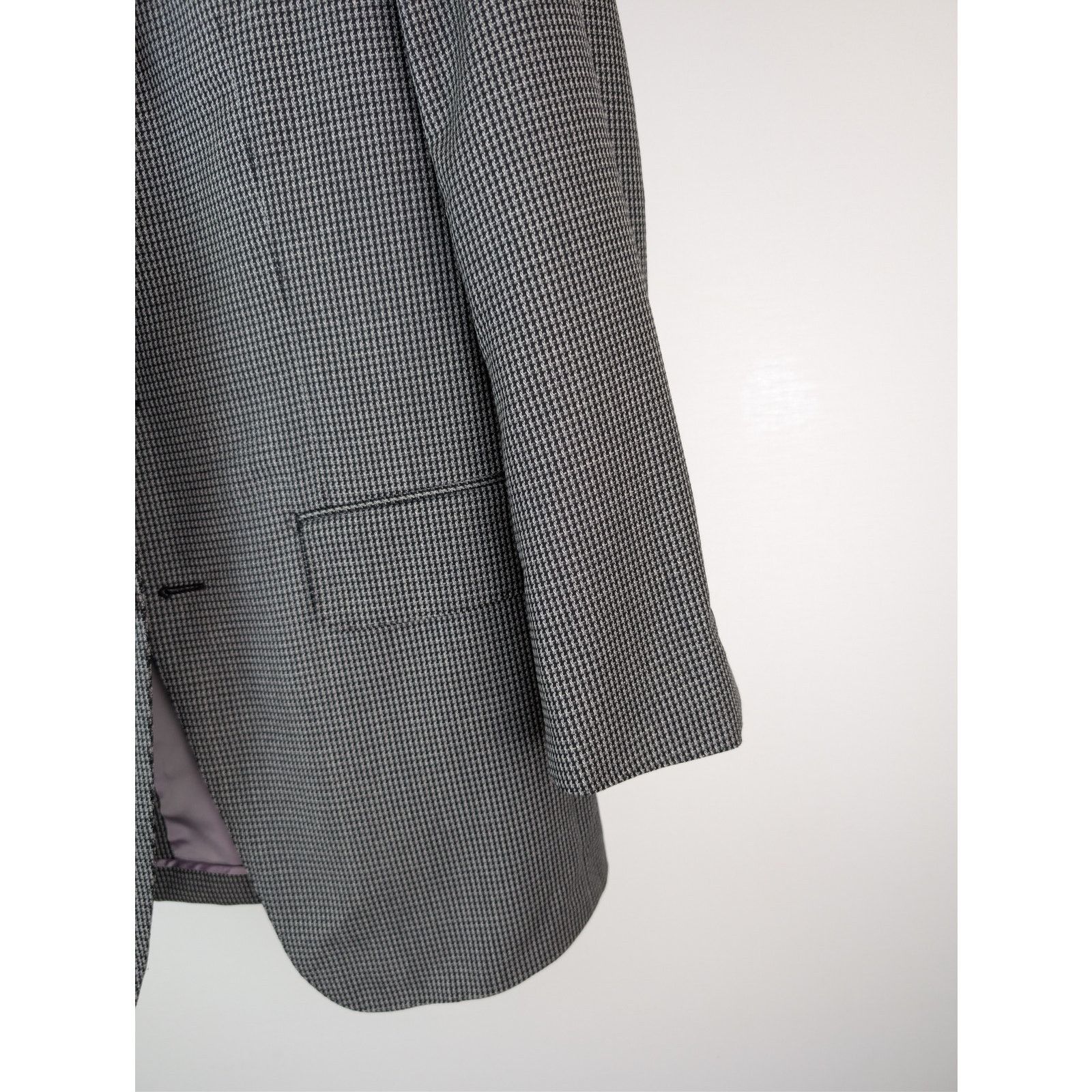 Tom Ford o1rshd1 CC20 Slim-Fit Puppytooth Wool Suit Jacket in Gray Size US M / EU 48-50 / 2 - 5 Thumbnail