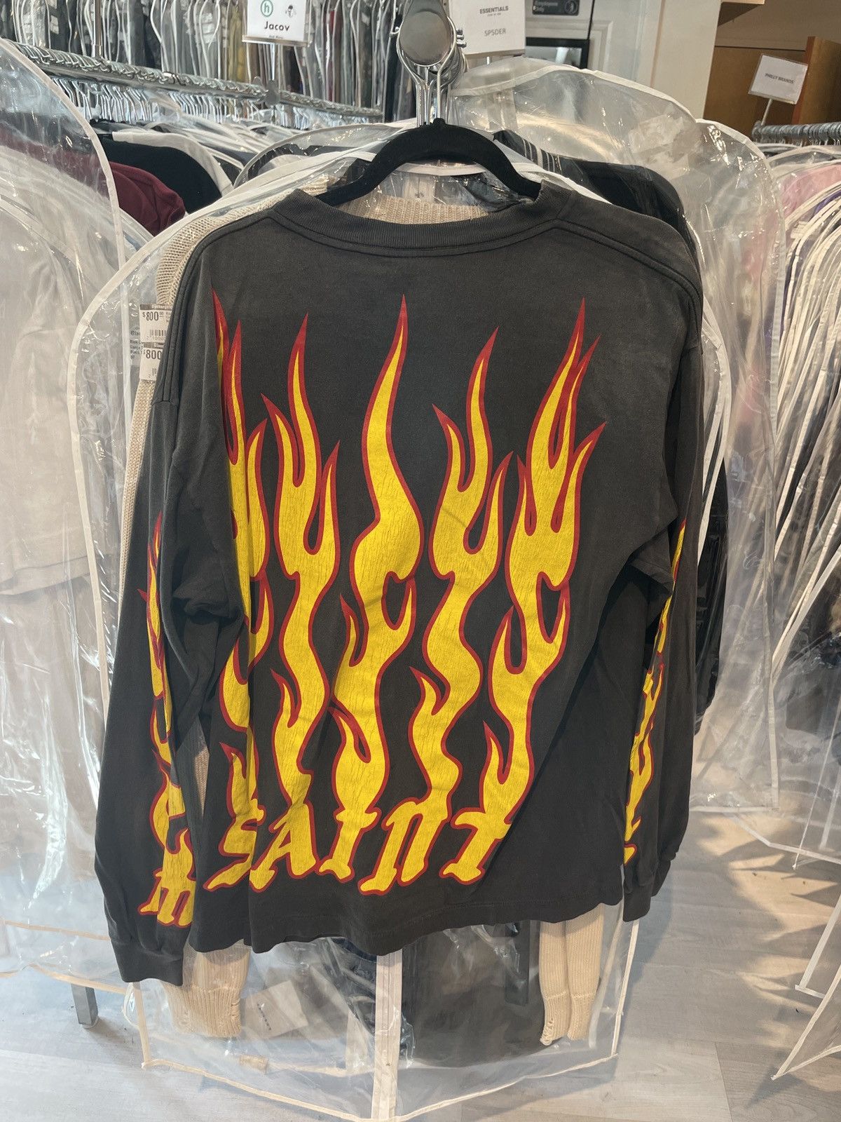 Saint Michael Saint Michael Soul on Fire Long-sleeve T-Shirt M Size US M / EU 48-50 / 2 - 2 Thumbnail