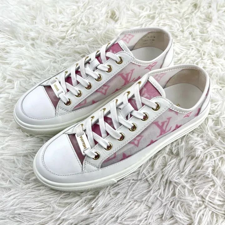 Louis Vuitton Louis Vuitton Stellar Low-Top Fashion Sneakers 0079 Size US 5 / IT 35 - 1 Thumbnail