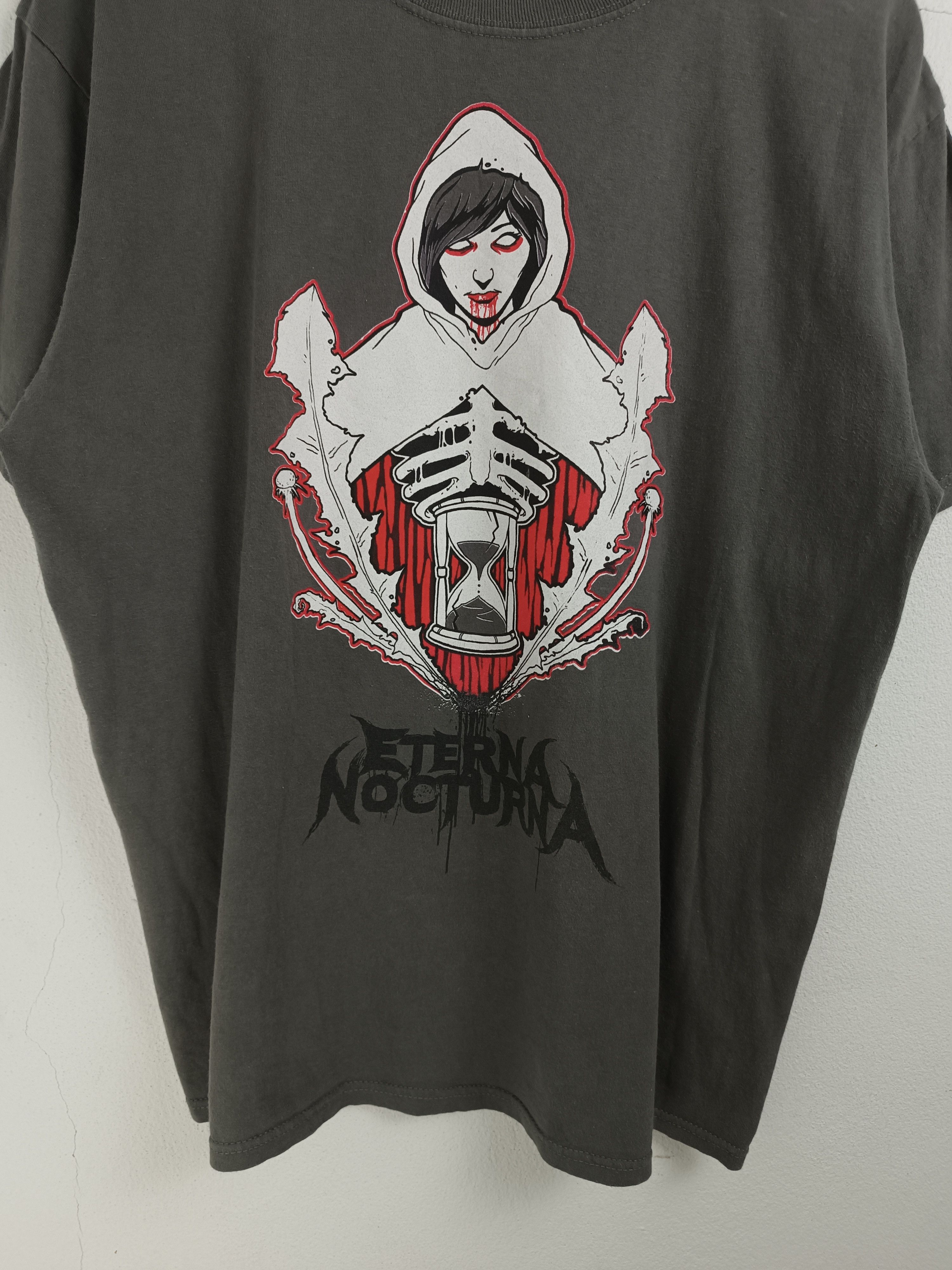 Band Tees VINTAGE 2000s ETERNA NOCTURNA TECH DEATH METAL FACELESS Size US L / EU 52-54 / 3 - 7 Thumbnail