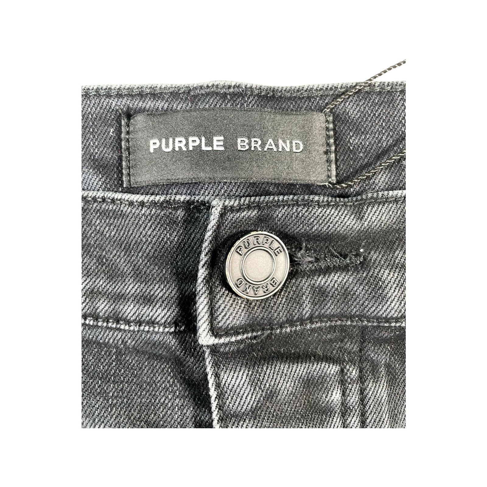 Purple Brand Purple Brand Plain Black Wash Jeans Size US 36 / EU 52 - 4 Thumbnail