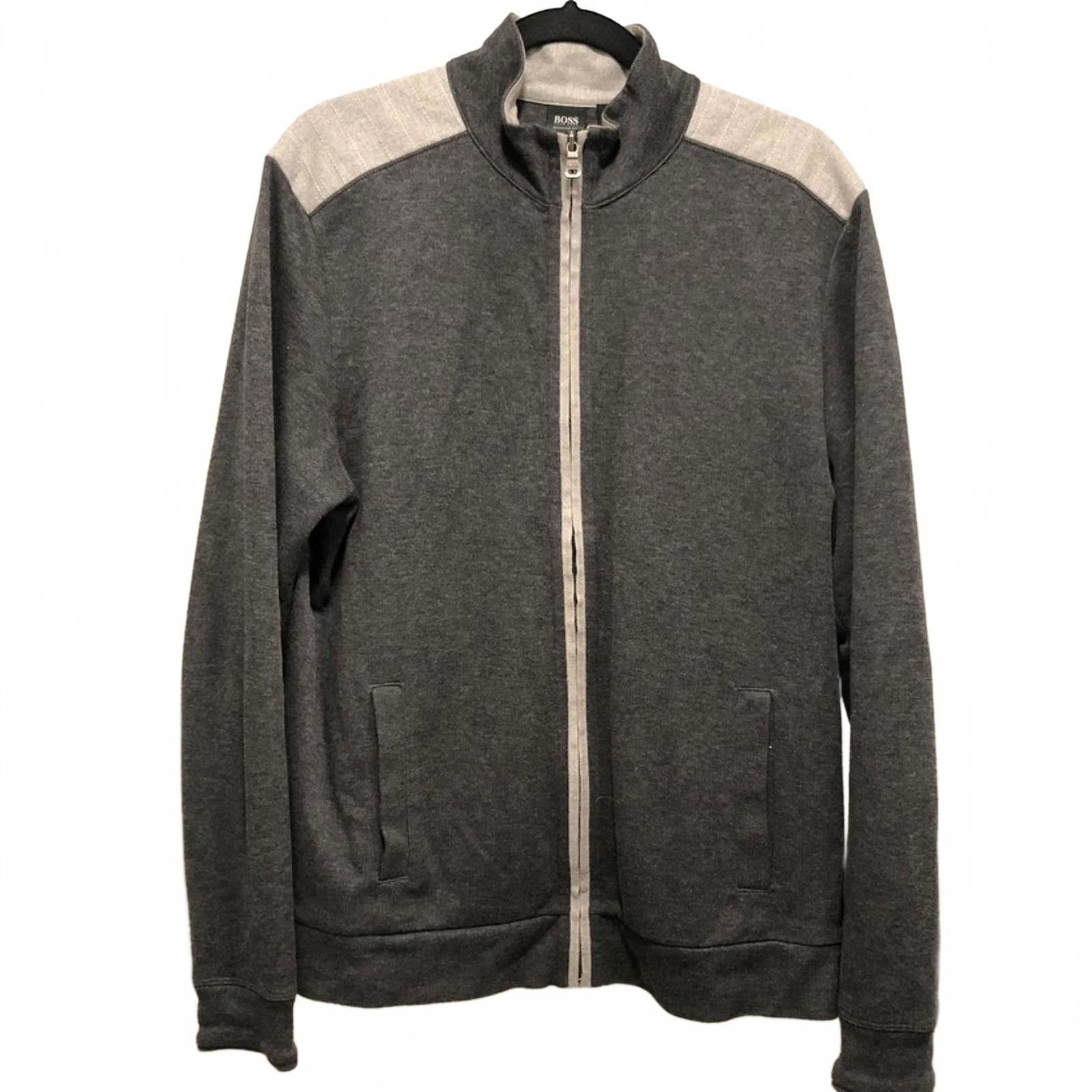 Hugo Boss Hugo Boss Gray Full-Zip Luxury Knit Sweater Cardigan L Size US L / EU 52-54 / 3 - 1 Thumbnail