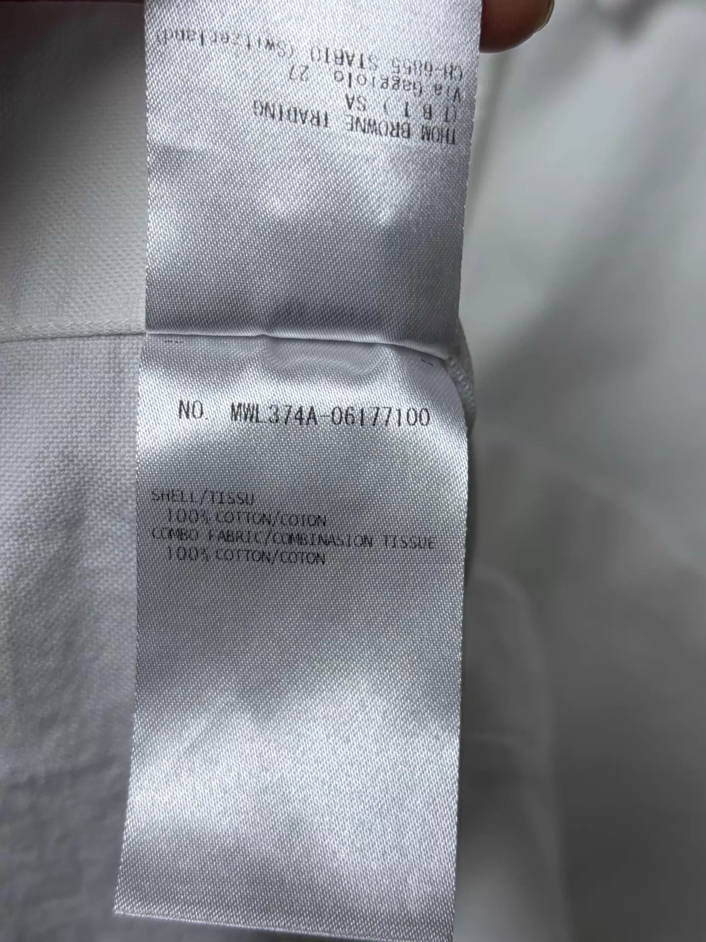 Thom Browne Thom Browne 4-Bar White Oxford Shirt Size 4 Size US XL / EU 56 / 4 - 6 Thumbnail