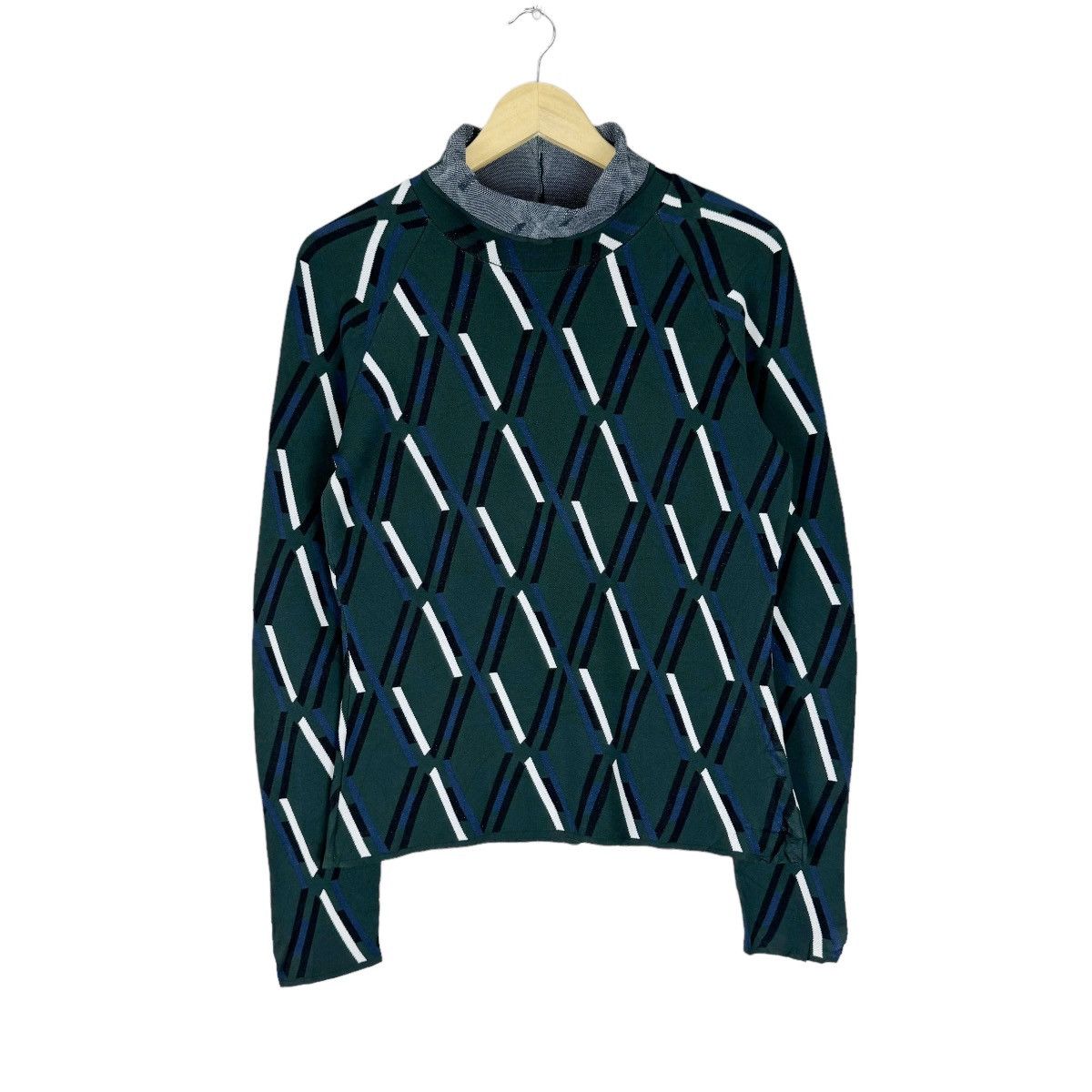 Tod's 🔥TOD’S ABSTRACT TURTLENECK KNITWEAR JUMPER Size S / US 4 / IT 40 - 5 Thumbnail