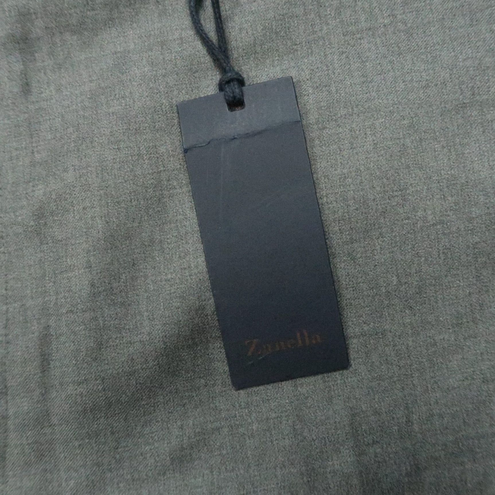 Zanella Zanella Pants Mens 46x22 Gray Wool Dress Pants NWT Regular Straight 46 in Inseam 22 in Italy Belt Loops Front Flat Front NWT Mens Pants Size US 30 / EU 46 - 4 Thumbnail
